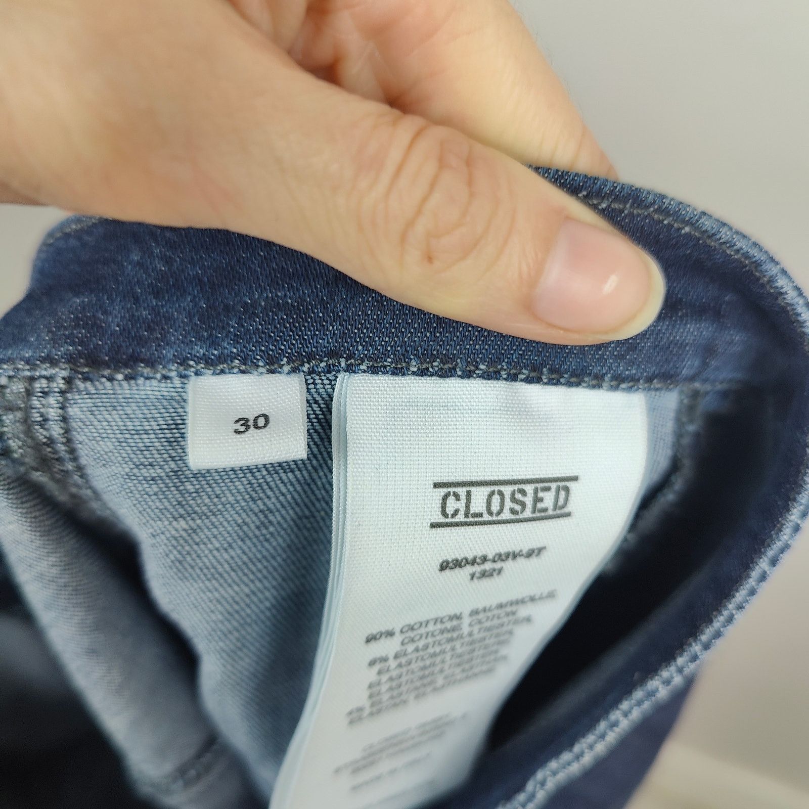 Other Closed Denim Skirt Womens 30 Indigo Blue Lightweight Size 30" / US 8 / IT 44 - 5 Thumbnail