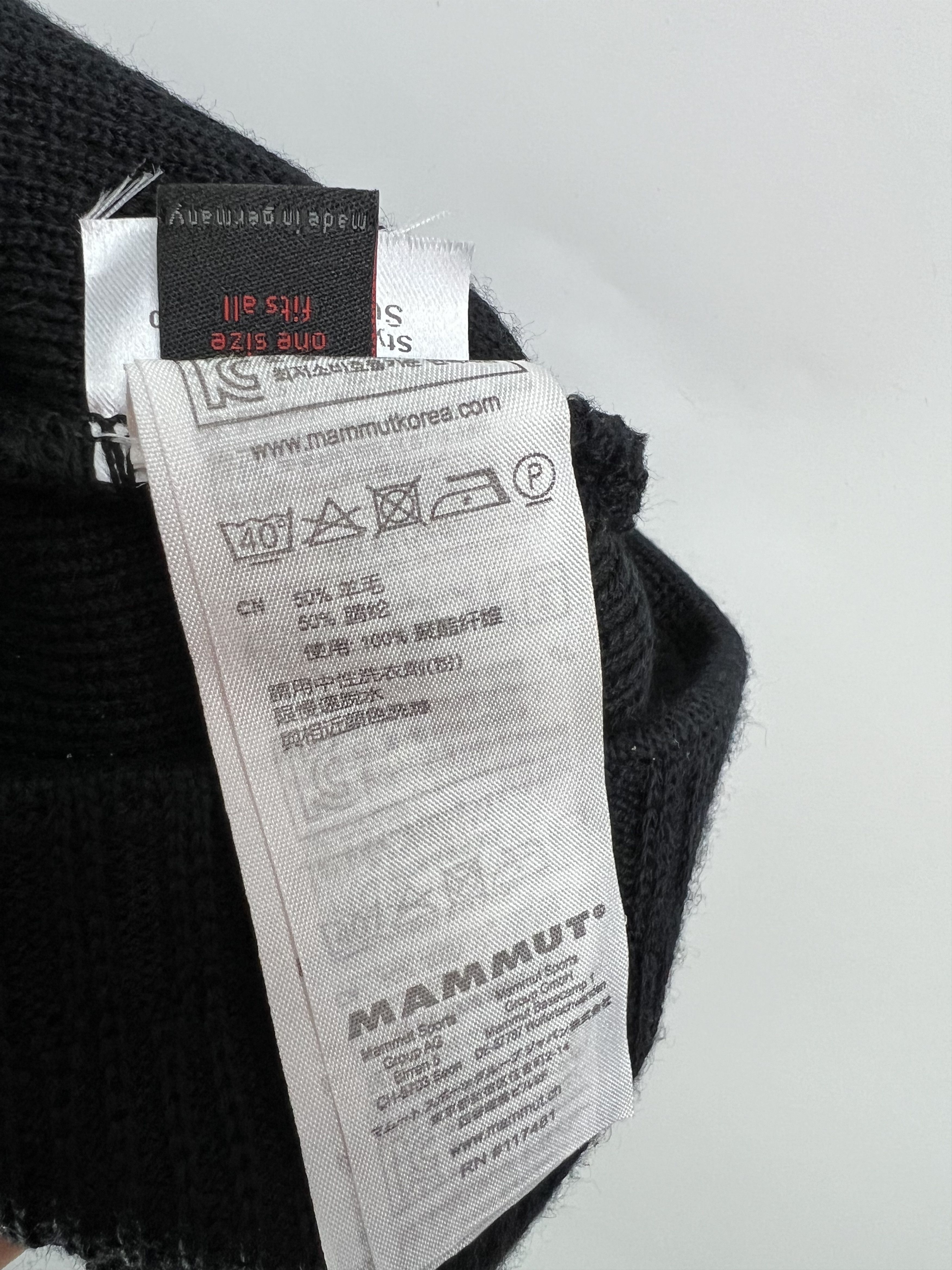 Mammut Mammut Wool Beanie Hat Logo One Size Size ONE SIZE - 7 Thumbnail