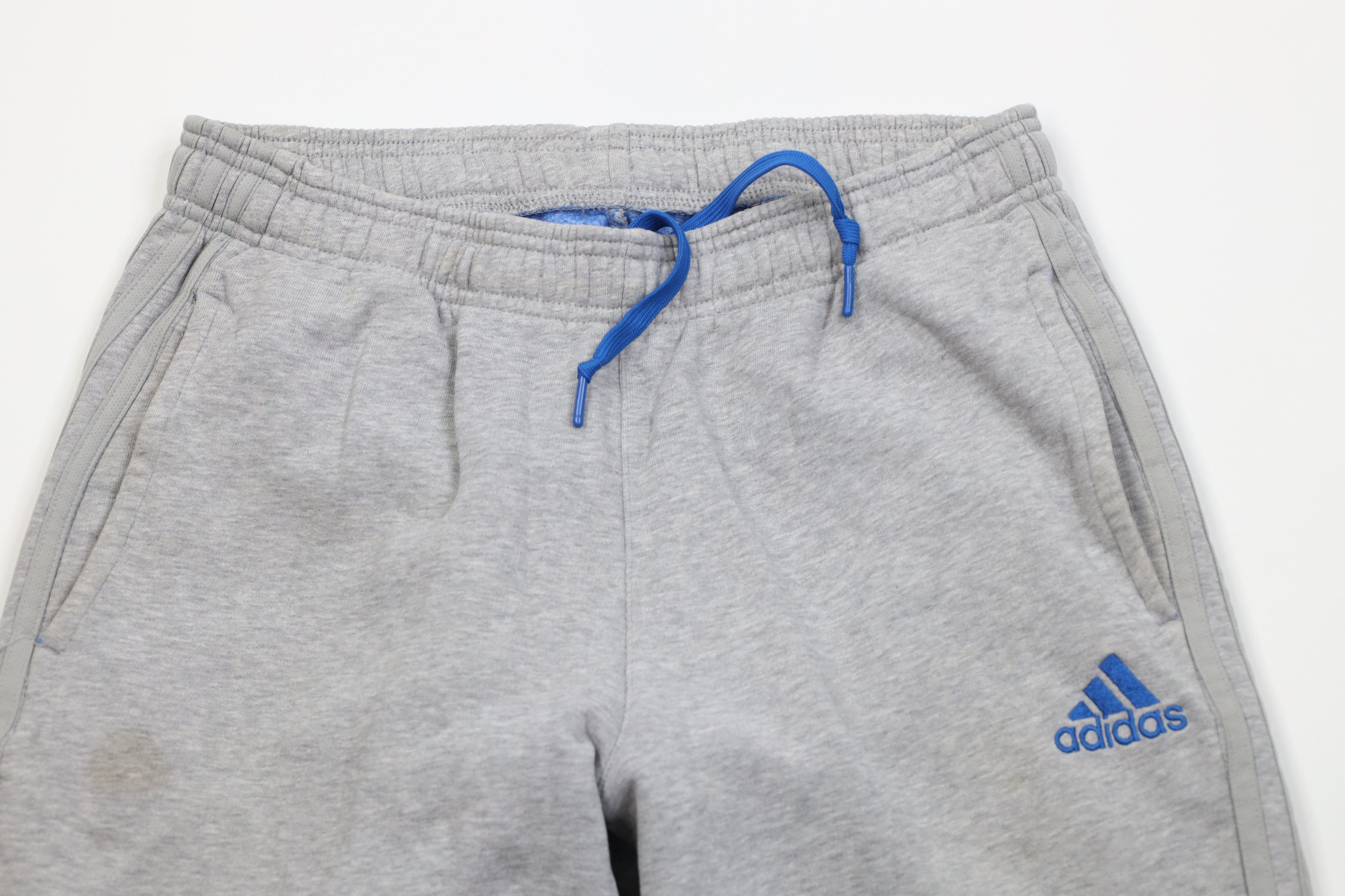 Adidas Vintage Y2K Adidas Spell Out Striped Wide Leg Sweatpants Size US 32 / EU 48 - 2 Thumbnail