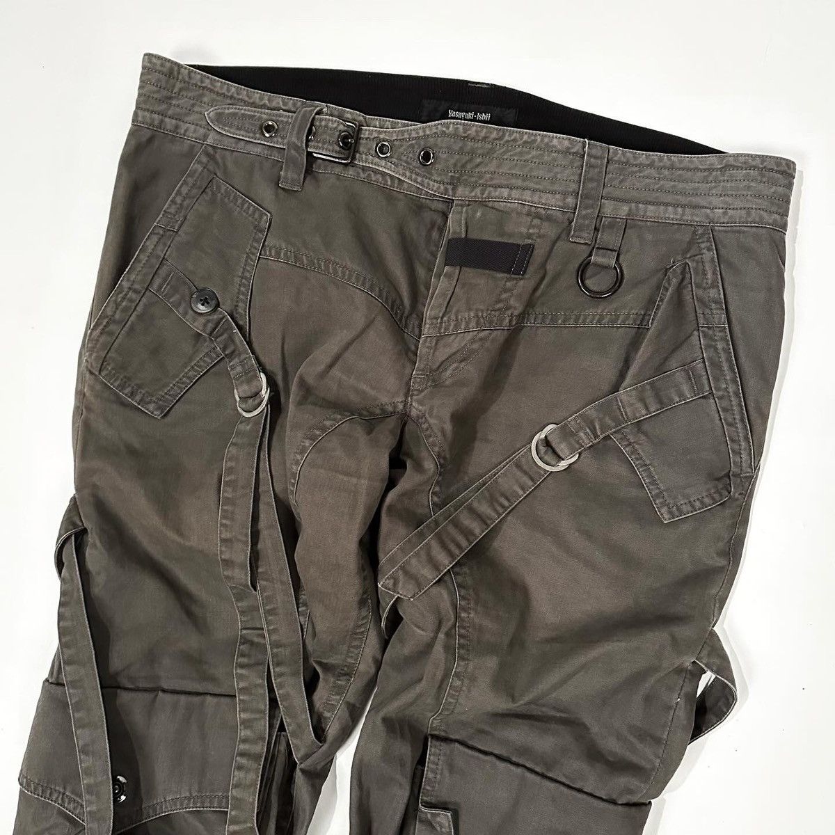 Yasuyuki Ishii Yasuyuki Ishii 3D POCKET PARACHUTE CARGO BONDAGE PANTS Size US 33 - 2 Thumbnail