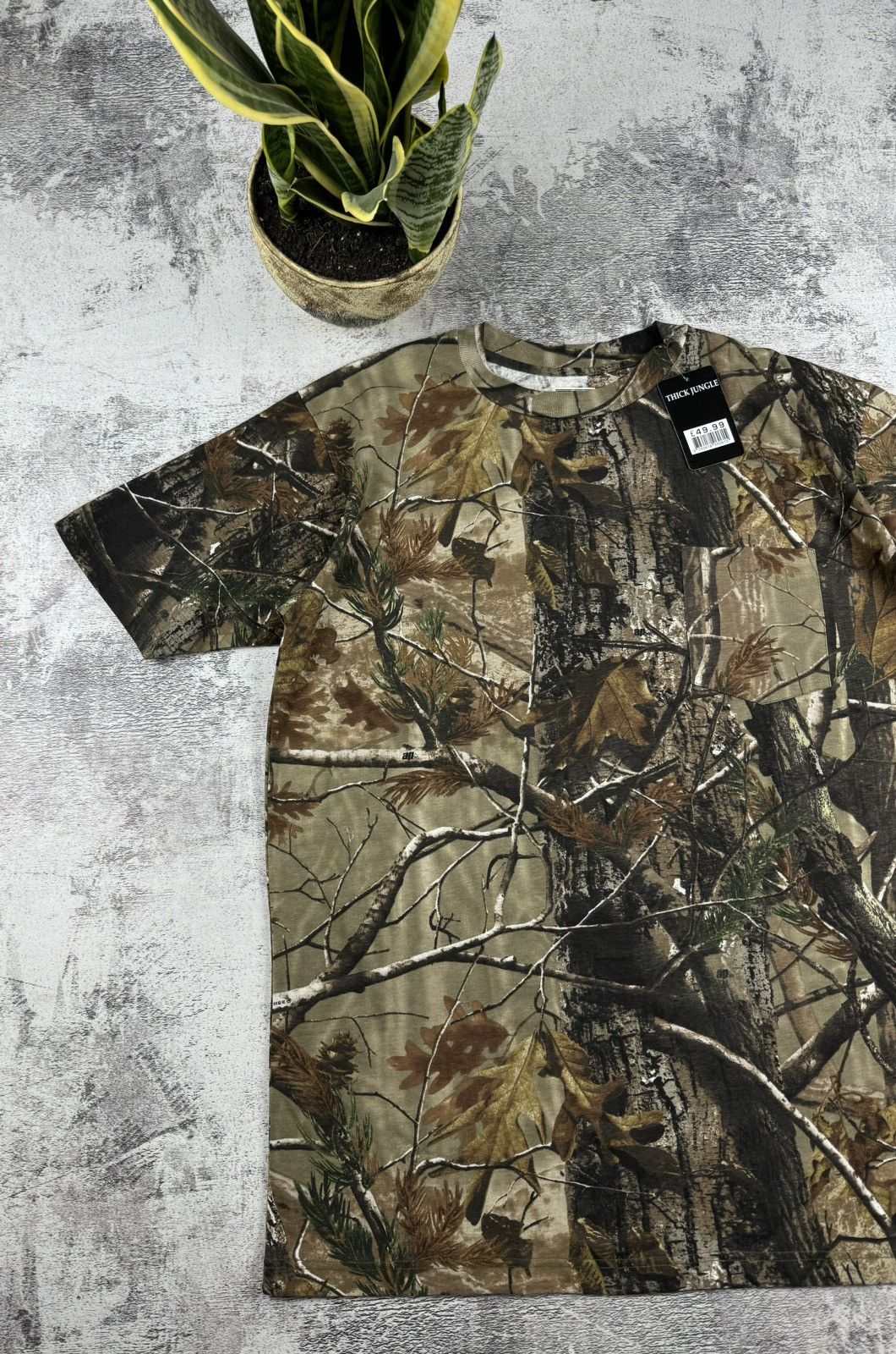 Realtree Vintage NEW Camo Realtree Thick Jungle Army Y2K T Shirt Tee Size US XXL / EU 58 / 5 - 2 Thumbnail
