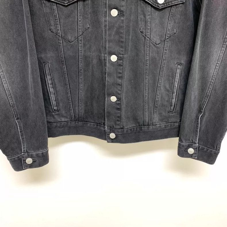 Balenciaga Balenciaga Color-embroidered logo denim jacket 2505-Nextar Size US M / EU 48-50 / 2 - 4 Thumbnail
