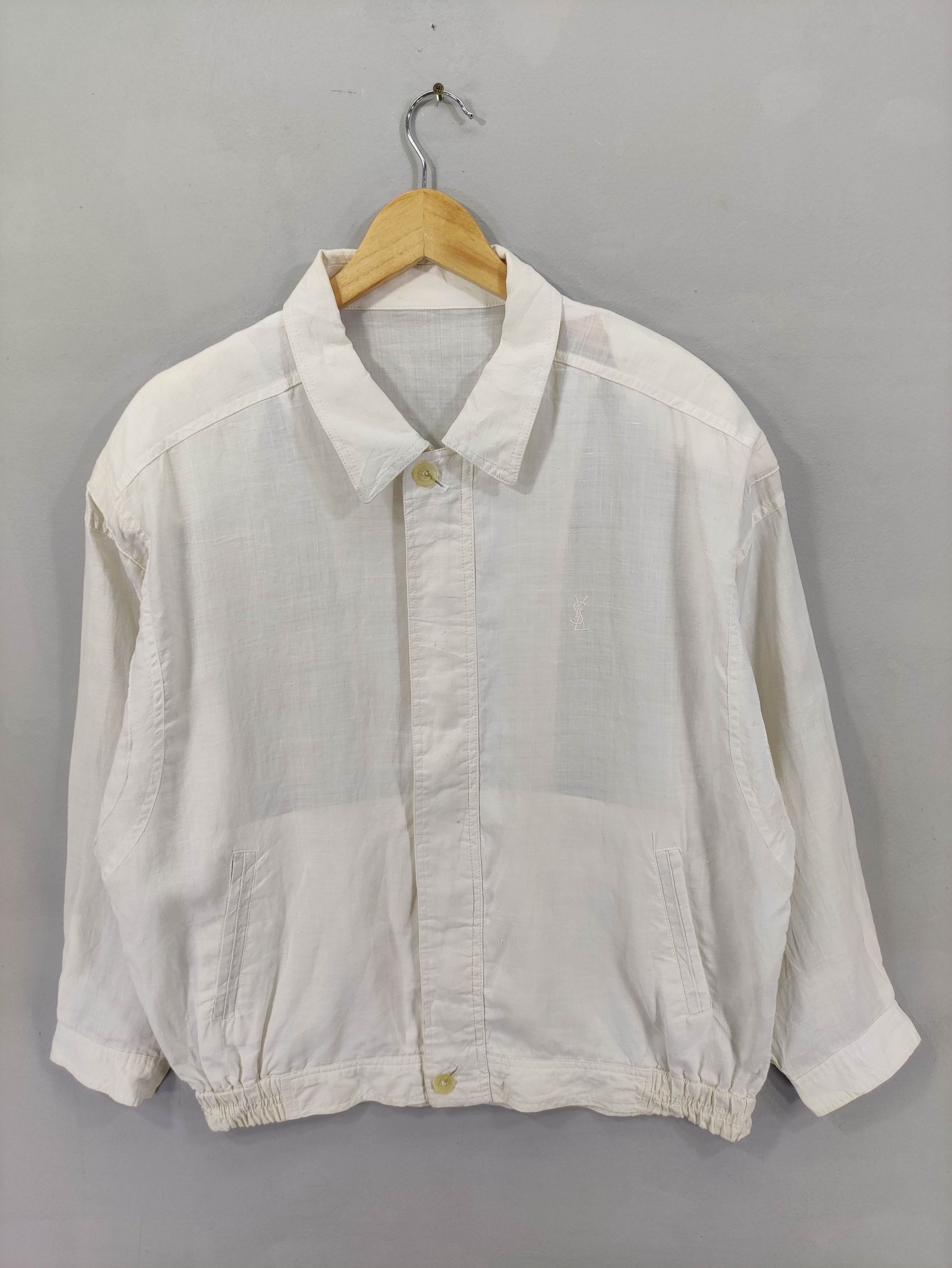 Yves Saint Laurent Vintage Yves Saint Laurent Sports Casual Wear Jacket Zipper Size US L / EU 52-54 / 3 - 1 Thumbnail
