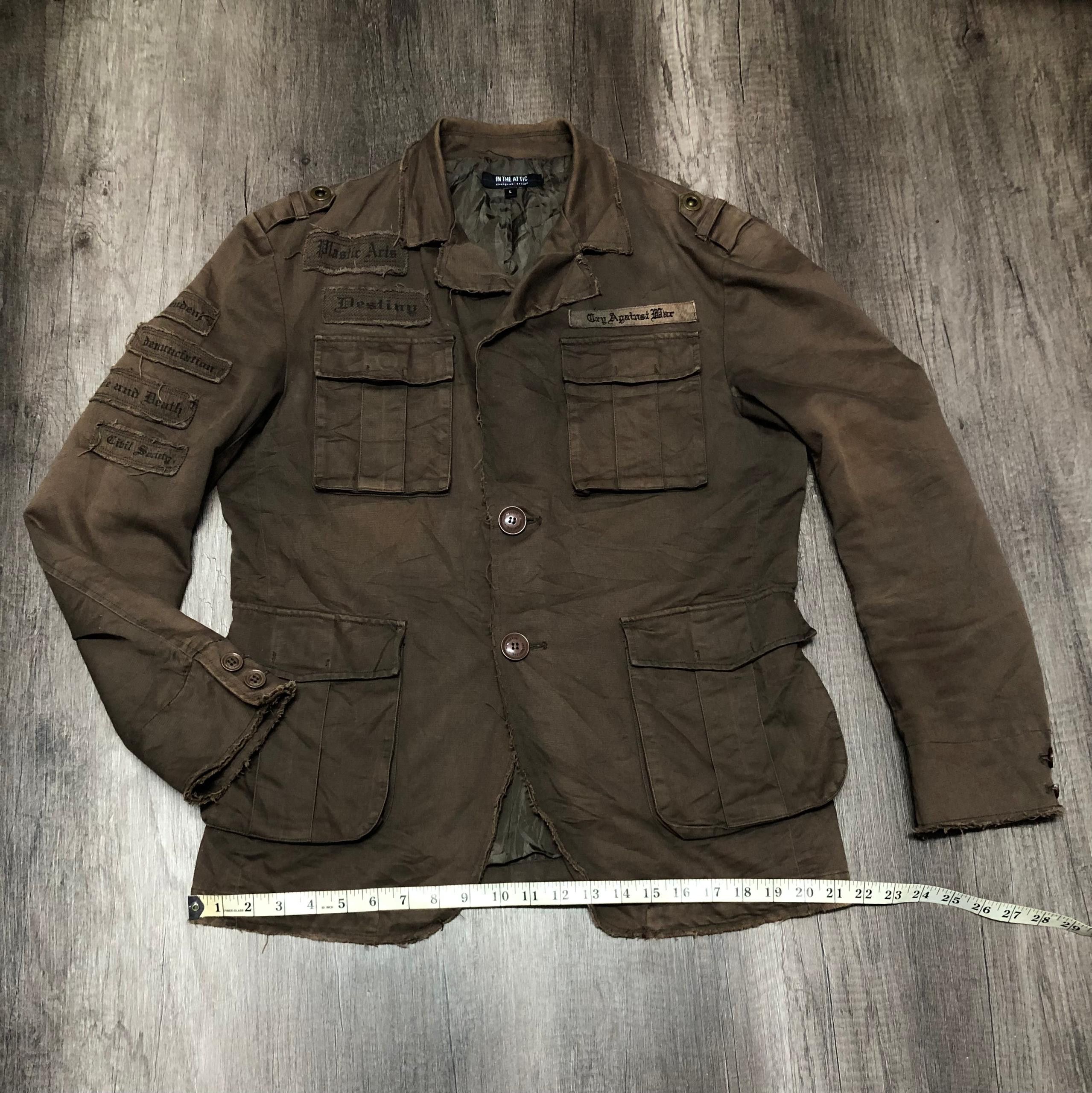 In The Attic Vintage Jacket punk In The Attic Size 36S - 4 Thumbnail