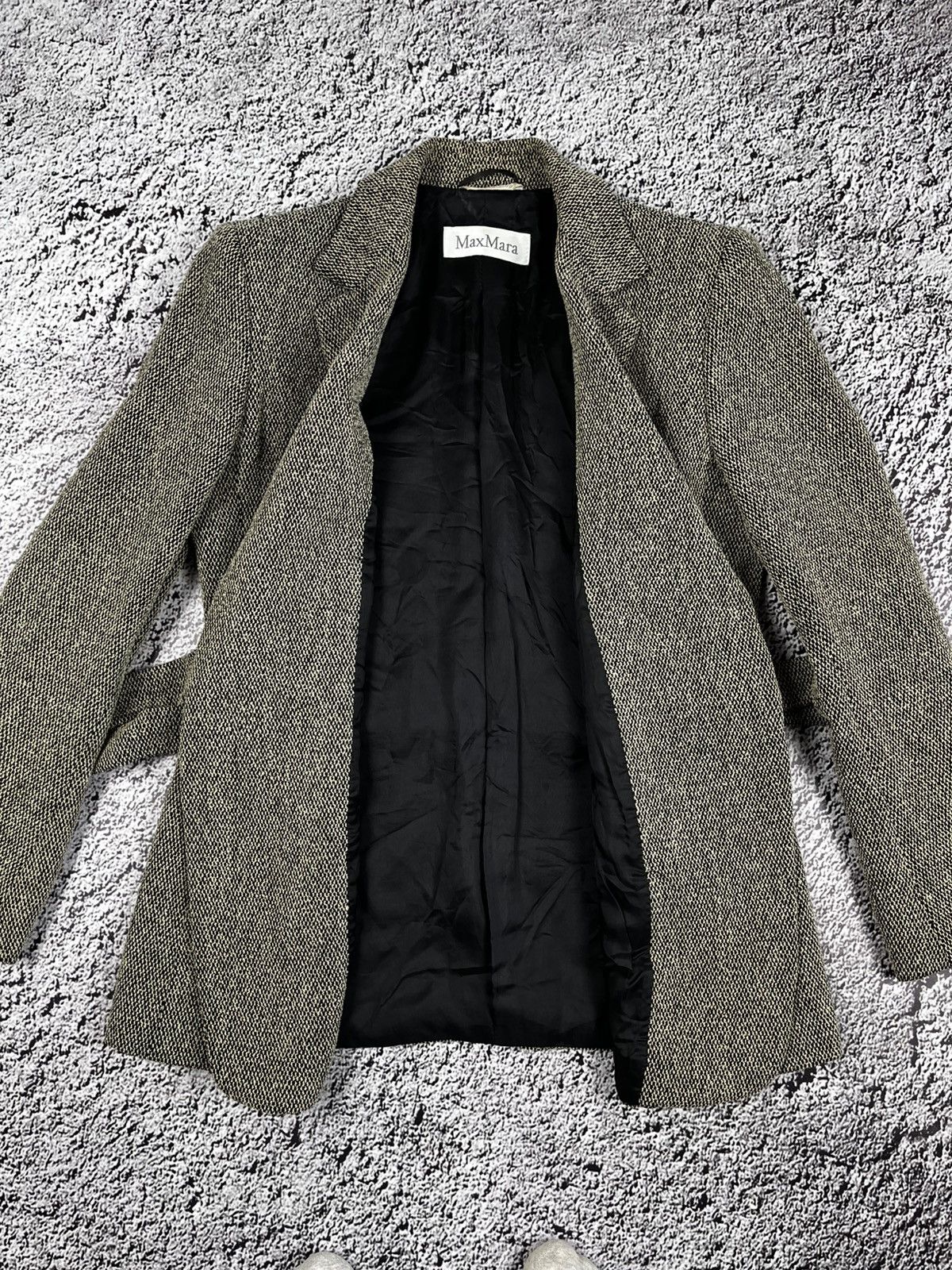Max Mara Vintage Max Mara virgin wool jacket belt blazer old money Size S / US 4 / IT 40 - 14 Thumbnail