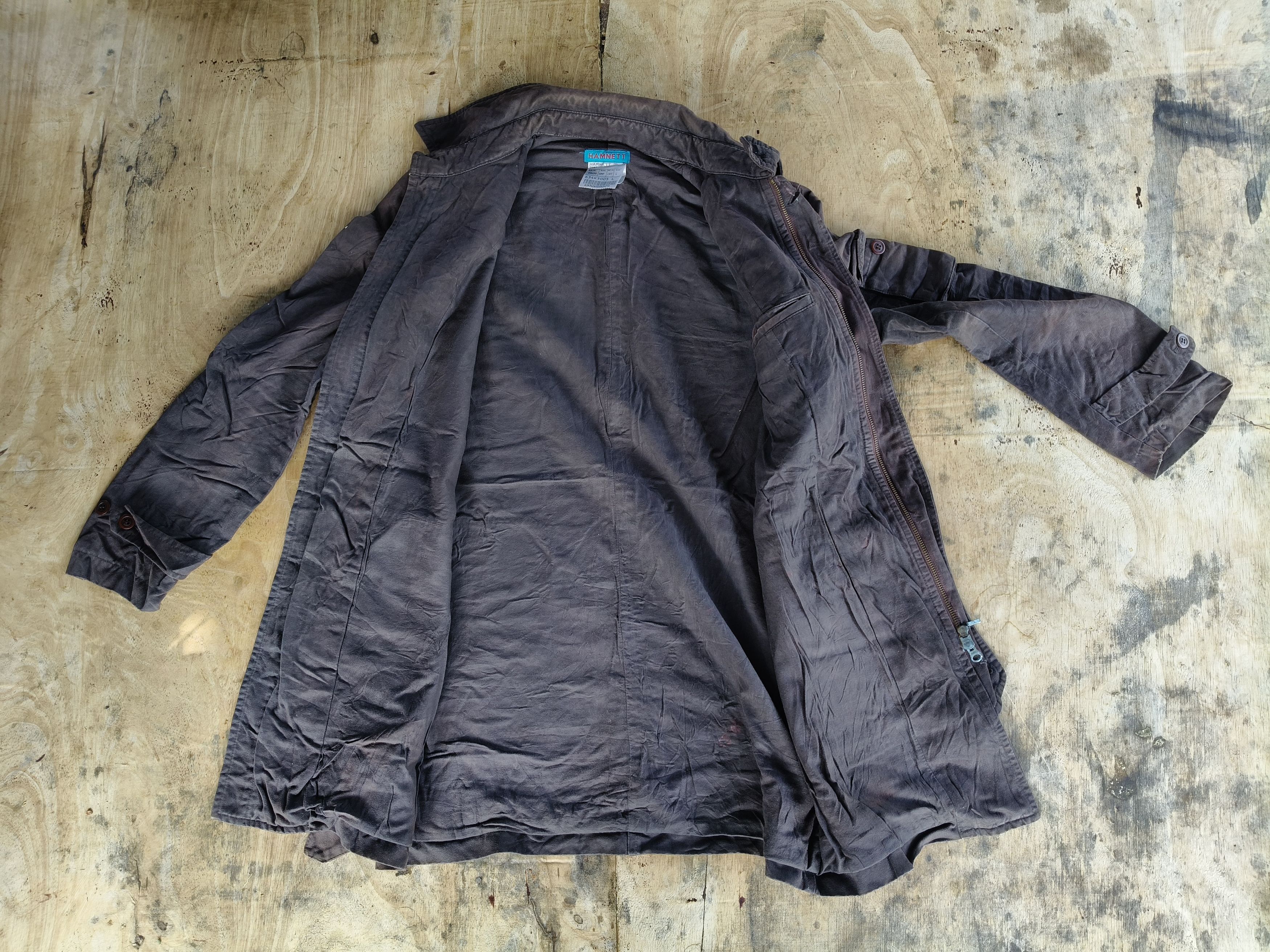 Katharine Hamnett London HAMNETT Zipper Long Jacket Size US L / EU 52-54 / 3 - 7 Thumbnail