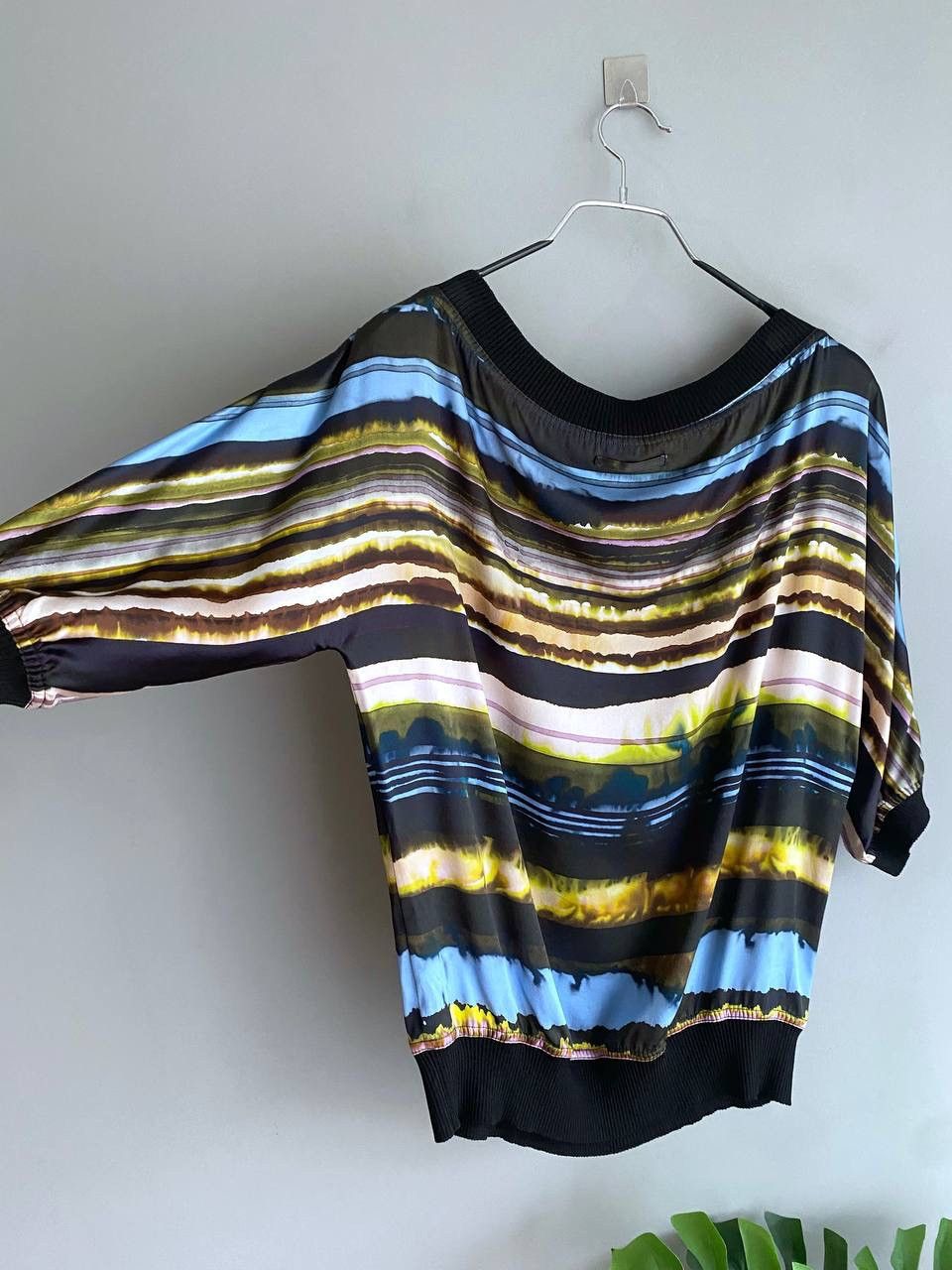 Designer × Jean Paul Gaultier Jean Paul Gaultier Women’s Multicolor Silk Blouse, Size L Size L / US 10 / IT 46 - 9 Thumbnail
