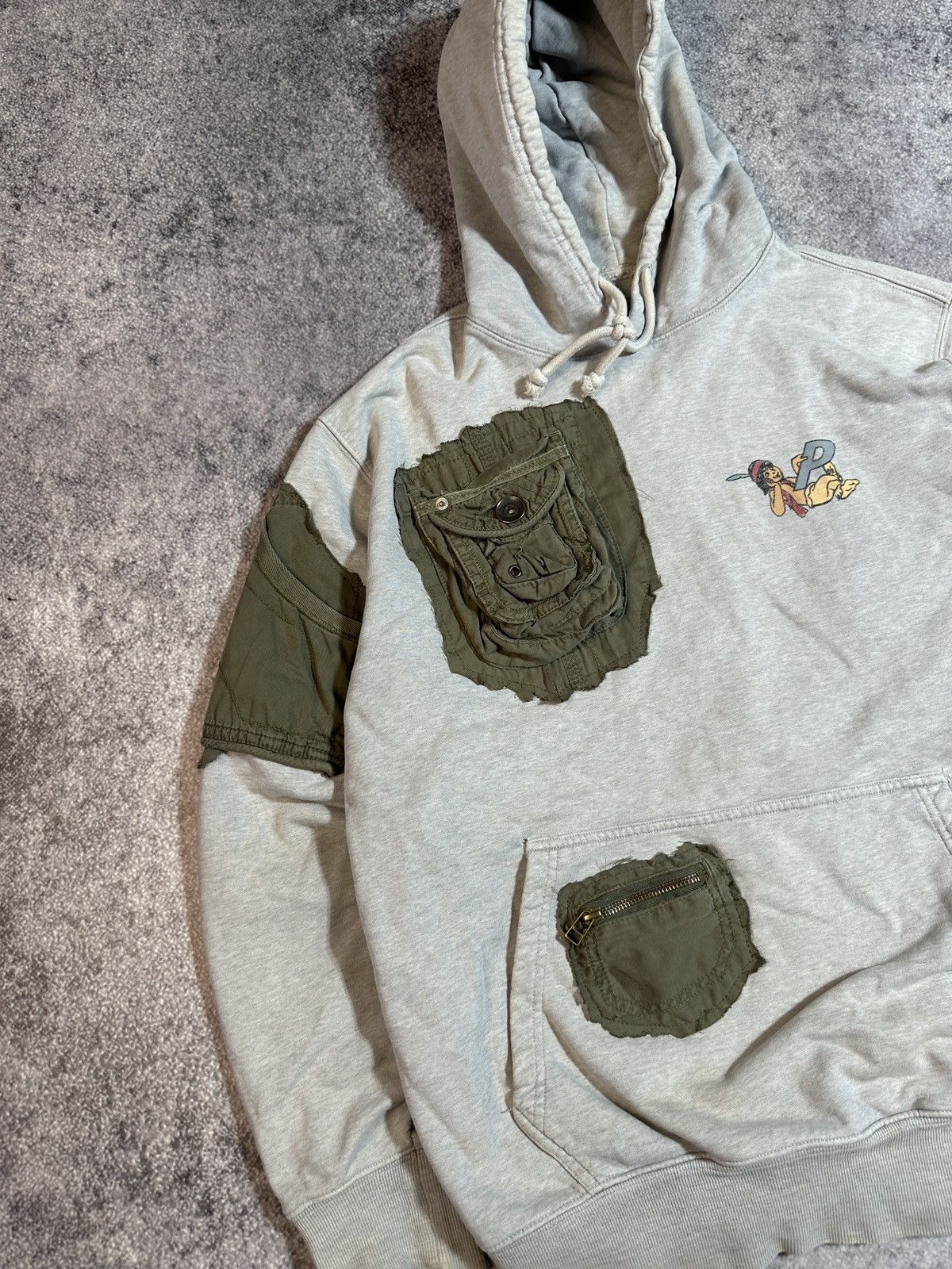 Palace Custom Palace Logo Hoodie Streetwear Rare Casual Style USA M Size US M / EU 48-50 / 2 - 2 Thumbnail
