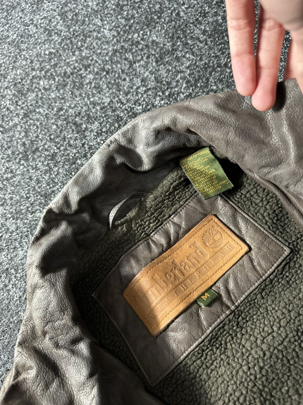 Timberland × Vintage 🚨Rare Vintage Timberland Brown Leather Jacket y2k old money Size US M / EU 48-50 / 2 - 4 Thumbnail