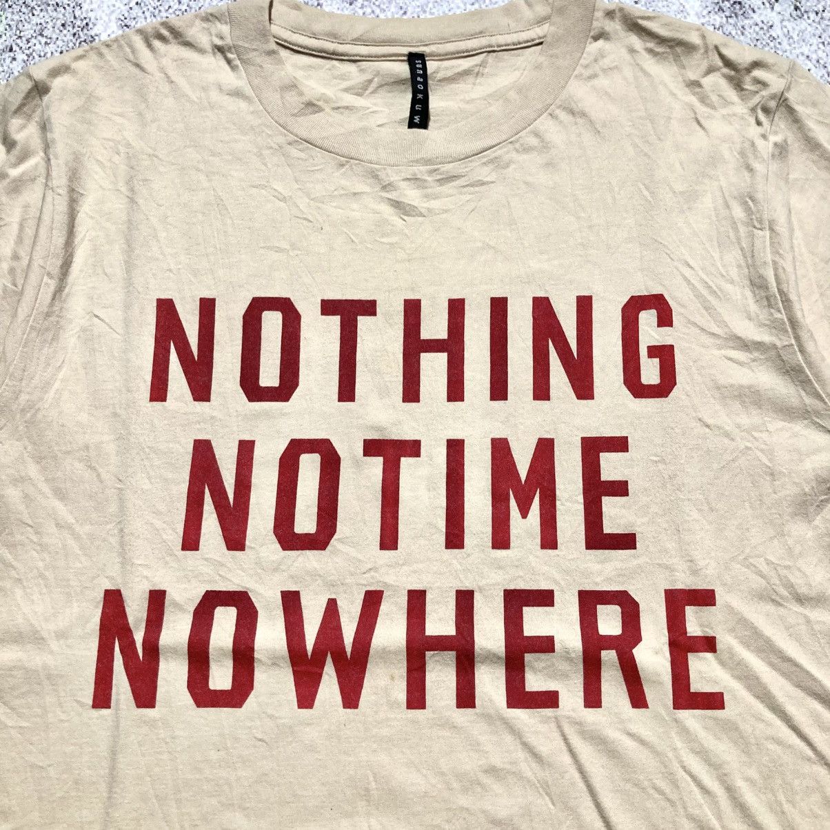 Sunao Kuwahara Sunao Kuwahara by Issey Miyake “Tripple N Word” T-shirt Size L / US 10 / IT 46 - 3 Thumbnail