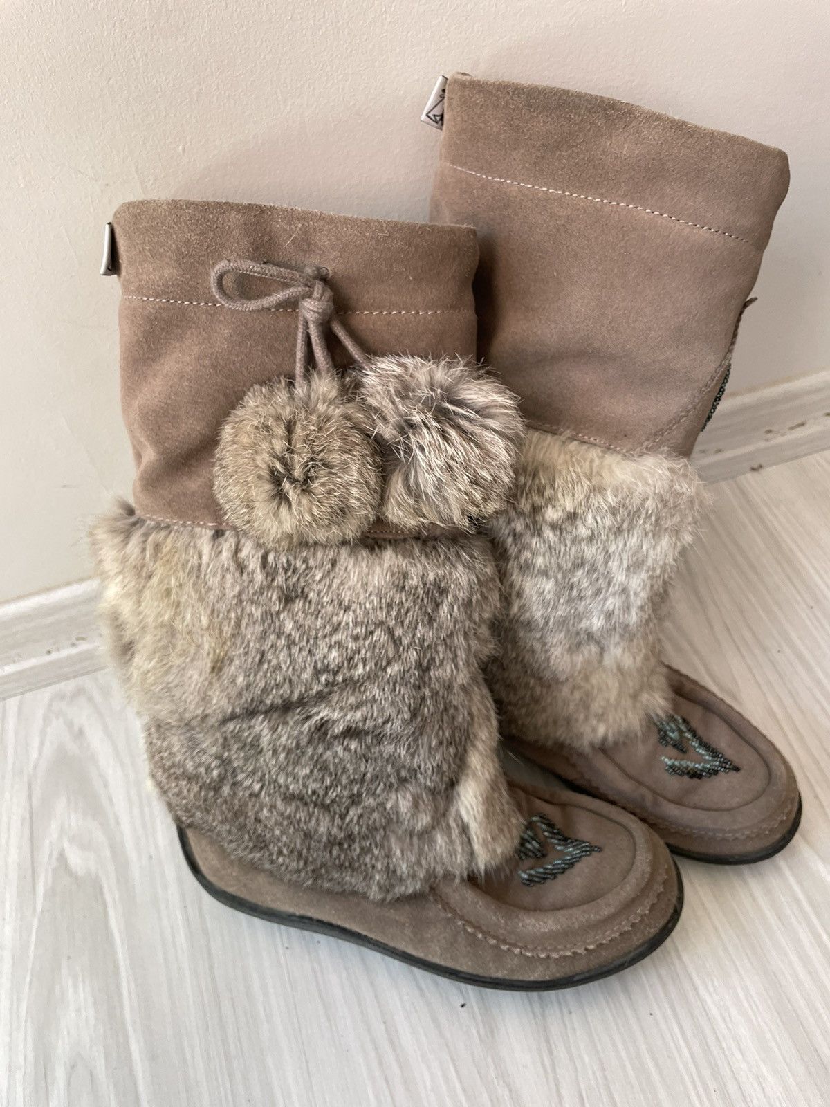 Vintage y2k faux fur boots Size US 6 / IT 36 - 11 Thumbnail