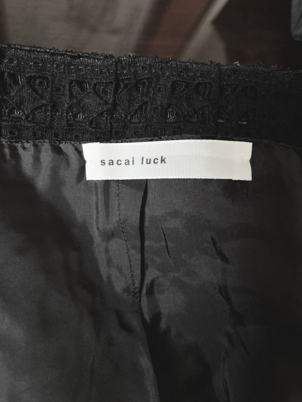 Sacai Sacai - Lace Pleated Apron Wrap Skirts Black Size 28" / US 6 / IT 42 - 11 Thumbnail