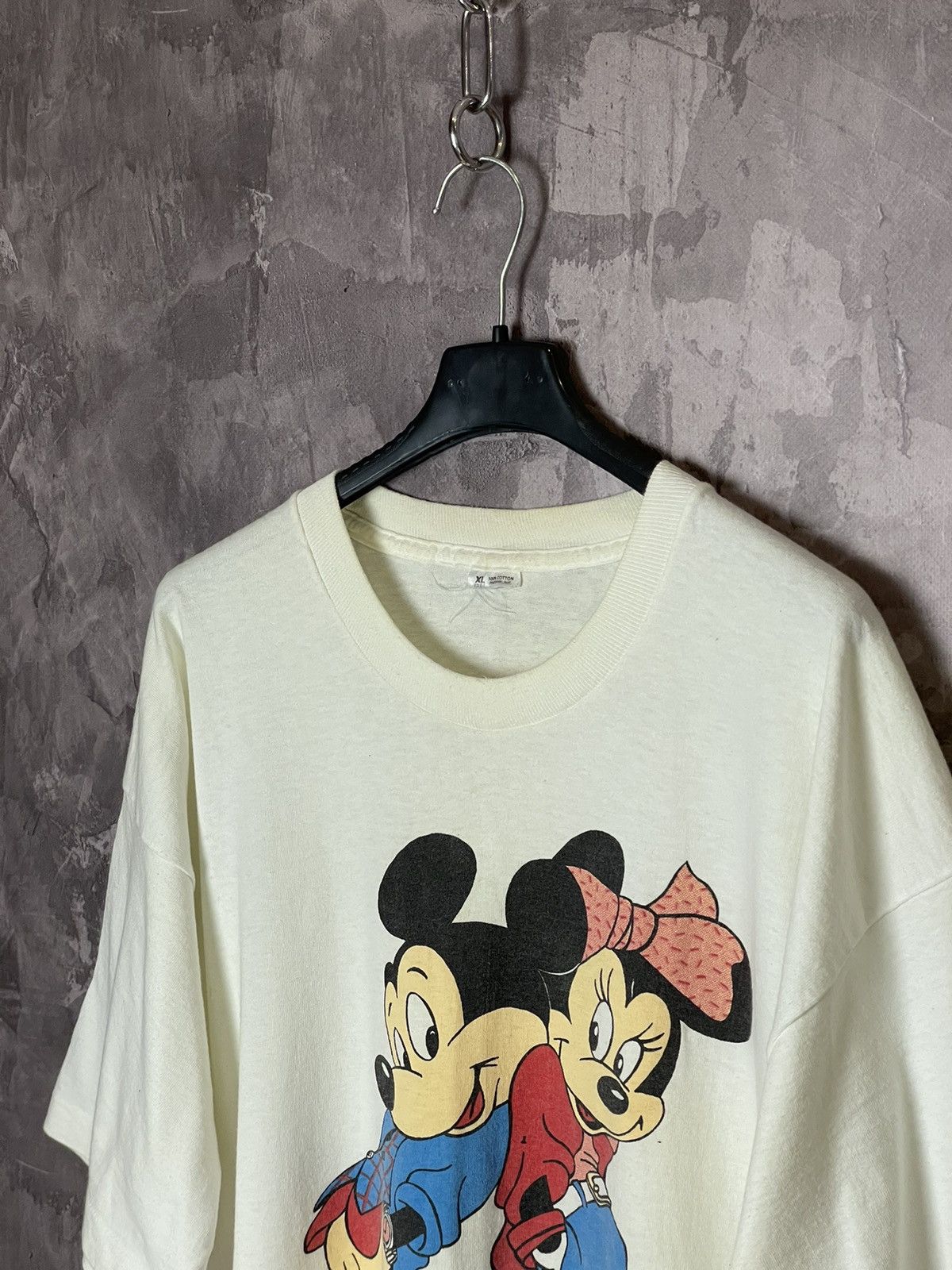 Mickey Mouse × Vintage Mickey Mouse vintage t-shirt single stitched printed Size US XL / EU 56 / 4 - 6 Thumbnail