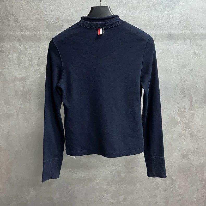 Thom Browne Thom Browne Round neck long sleeve T-shirt Size S / US 4 / IT 40 - 2 Thumbnail