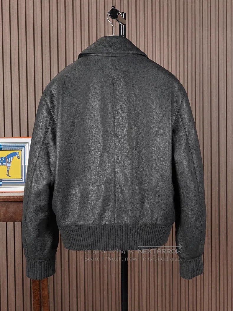 Hermes Hermes Deerhide Thin Insulated Leather Jacket Size US L / EU 52-54 / 3 - 2 Thumbnail