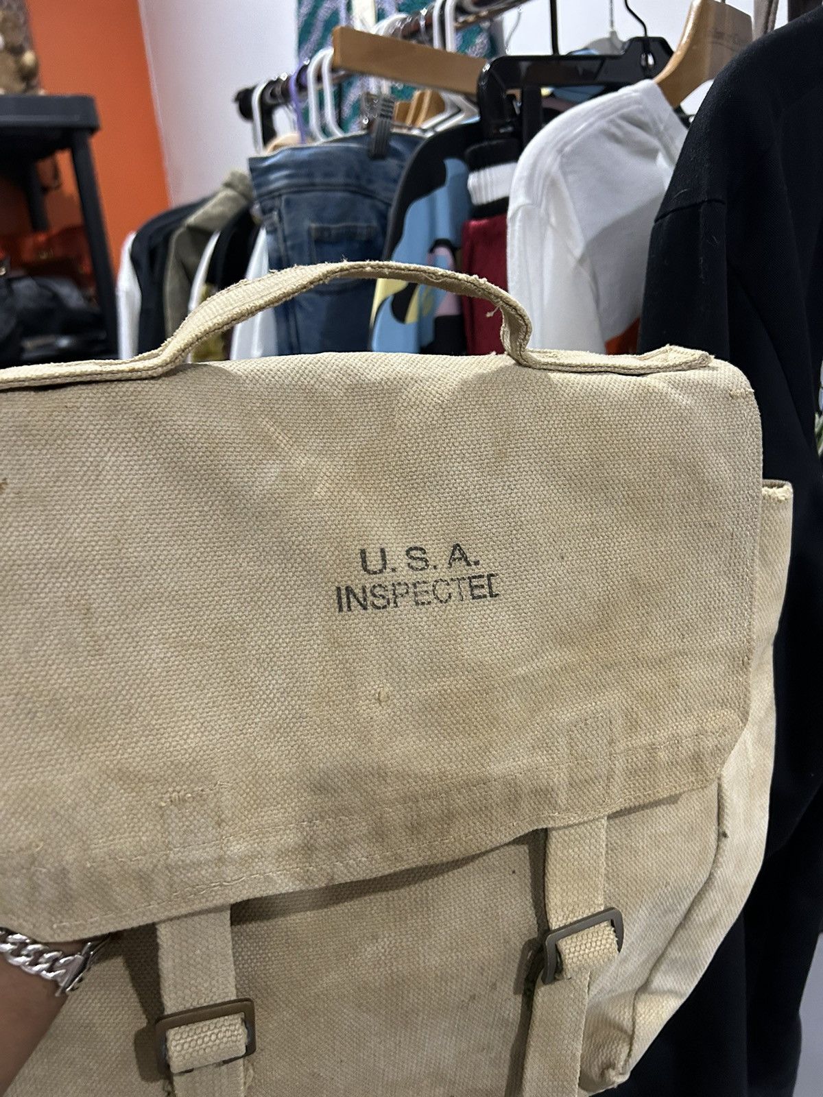 Hysteric Glamour × If Six Was Nine × Le Grande Bleu (L.G.B.) Vintage army bag Size ONE SIZE - 5 Thumbnail