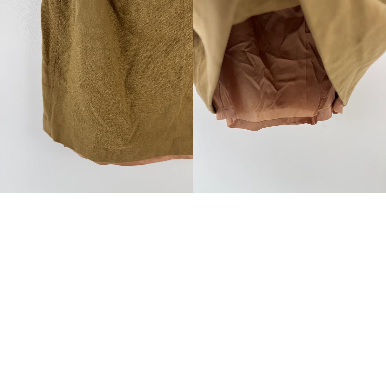 Vintage VINTAGE Jacque & KoKo Skirt Wool Blend Camel Brown 16W Made in USA 90s Size 38" / US 16 / IT 52 - 9 Thumbnail