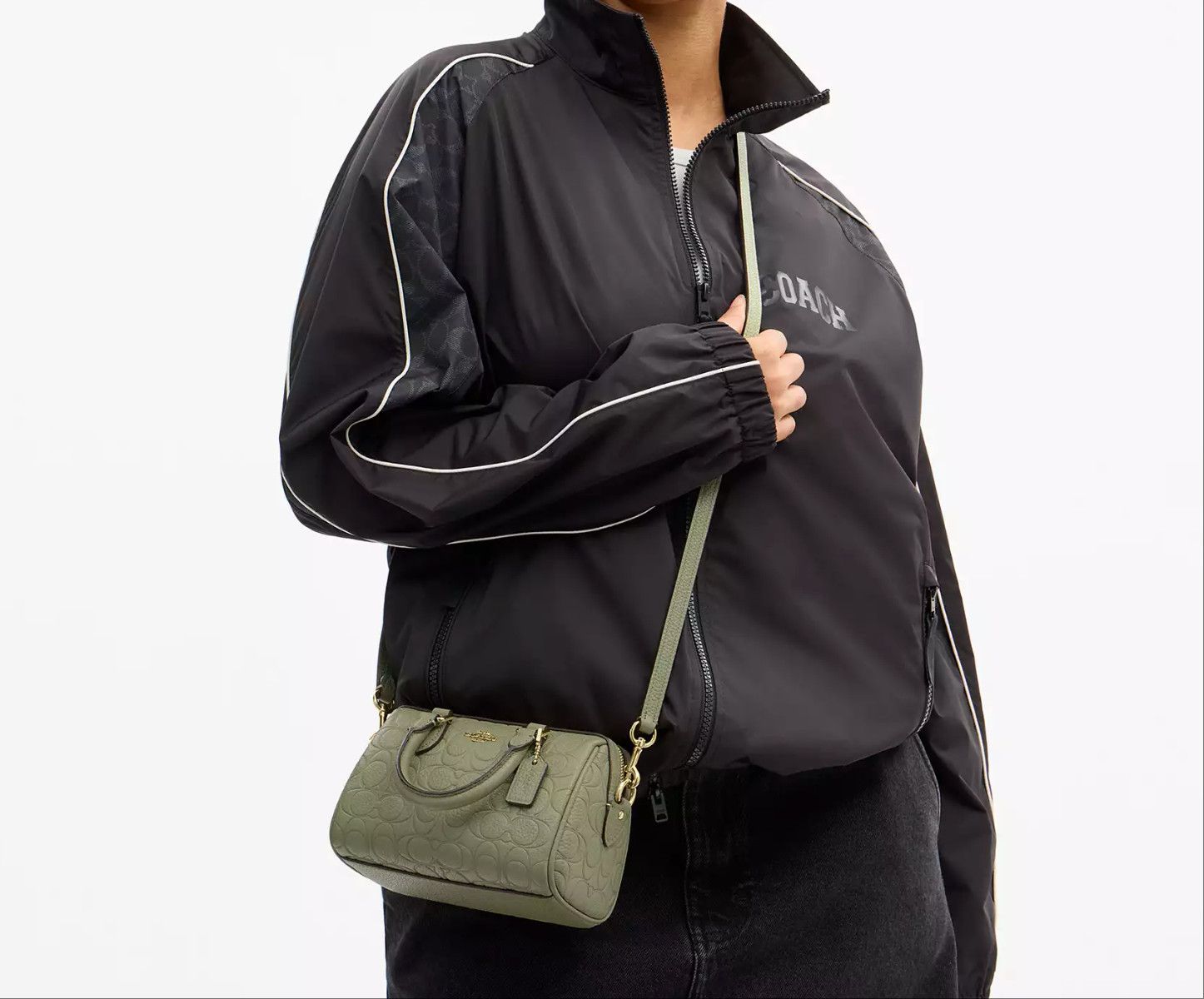 Coach Mini Rowan Crossbody Bag In Signature Leather CEW07 Size ONE SIZE - 10 Thumbnail
