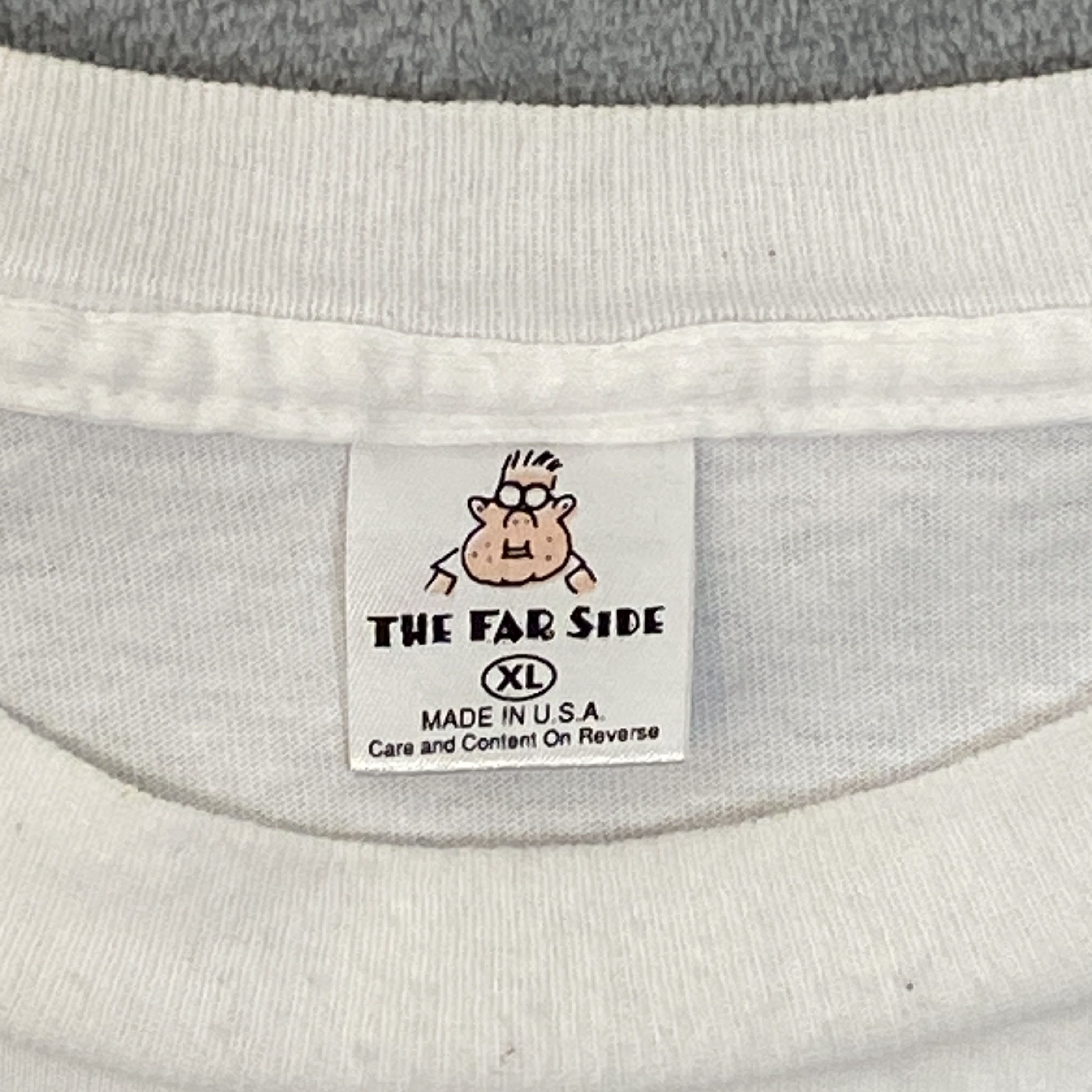 Vintage 80s Gary Larson THE FAR SIDE T Shirt XL PULL OUT! Cartoon Size US XL / EU 56 / 4 - 3 Thumbnail