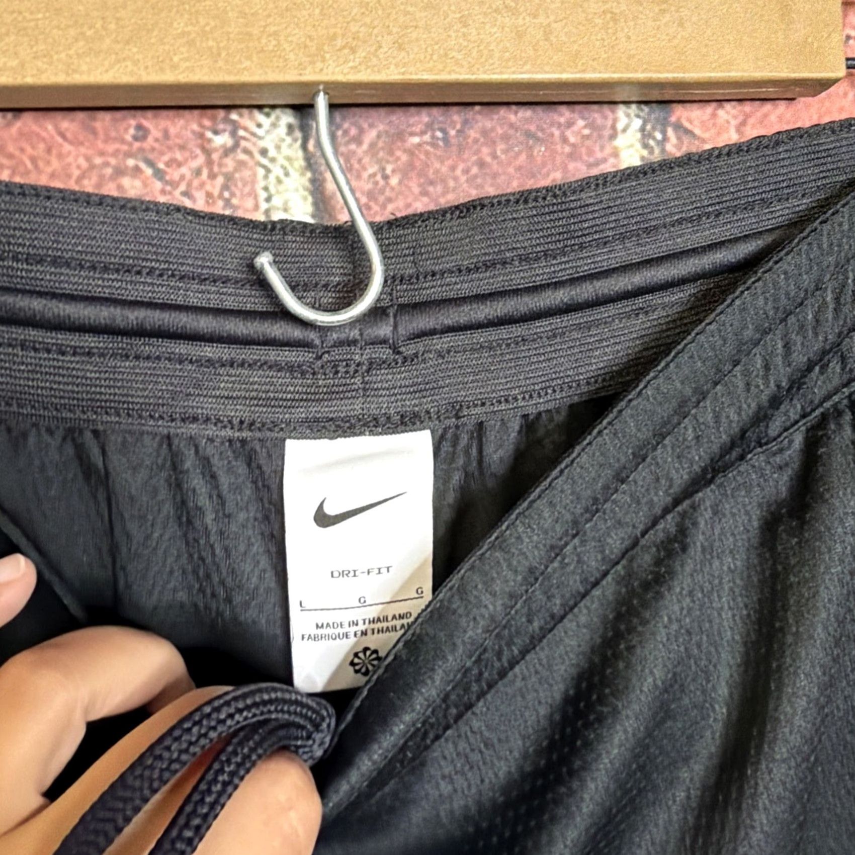 Nike Nike Men’s Dri-FIT Basketball Shorts FQ5527 013 Black White Size Large L Black Basketball Mens Size US 33 - 3 Thumbnail
