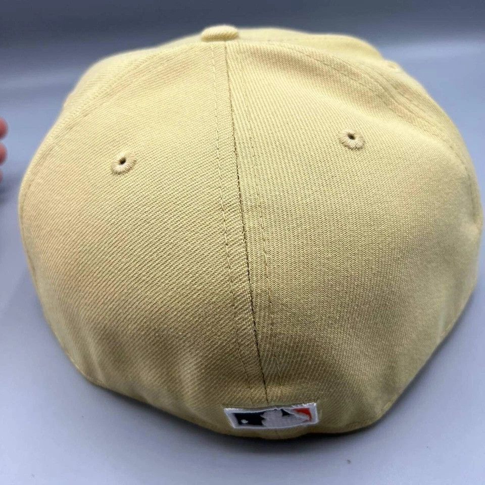 New Era Houston Astros Hat Men 7 5/8 59Fifty New Era MLB Fitted Cap Size ONE SIZE - 5 Thumbnail