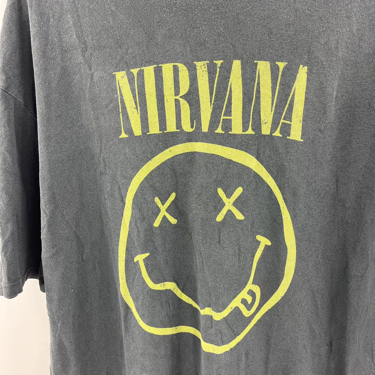 Band Tees × Nirvana Nirvana T-Shirt Smile Big Logo Size XL Size US XL / EU 56 / 4 - 4 Thumbnail