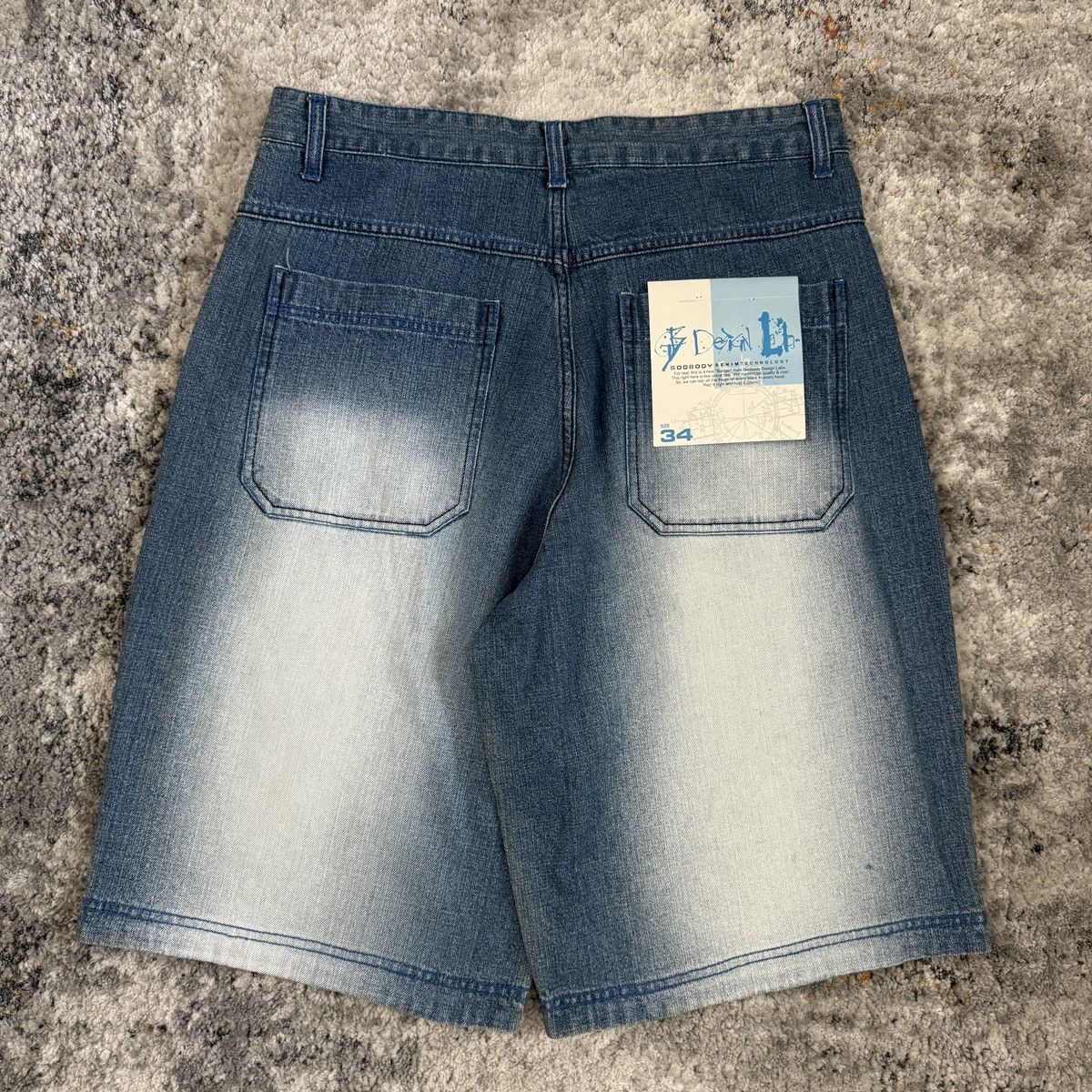 JNCO × Southpole × Vintage Vintage y2k Delf South Pole STYLE baggy wide leg shorts Size US 34 / EU 50 - 2 Thumbnail