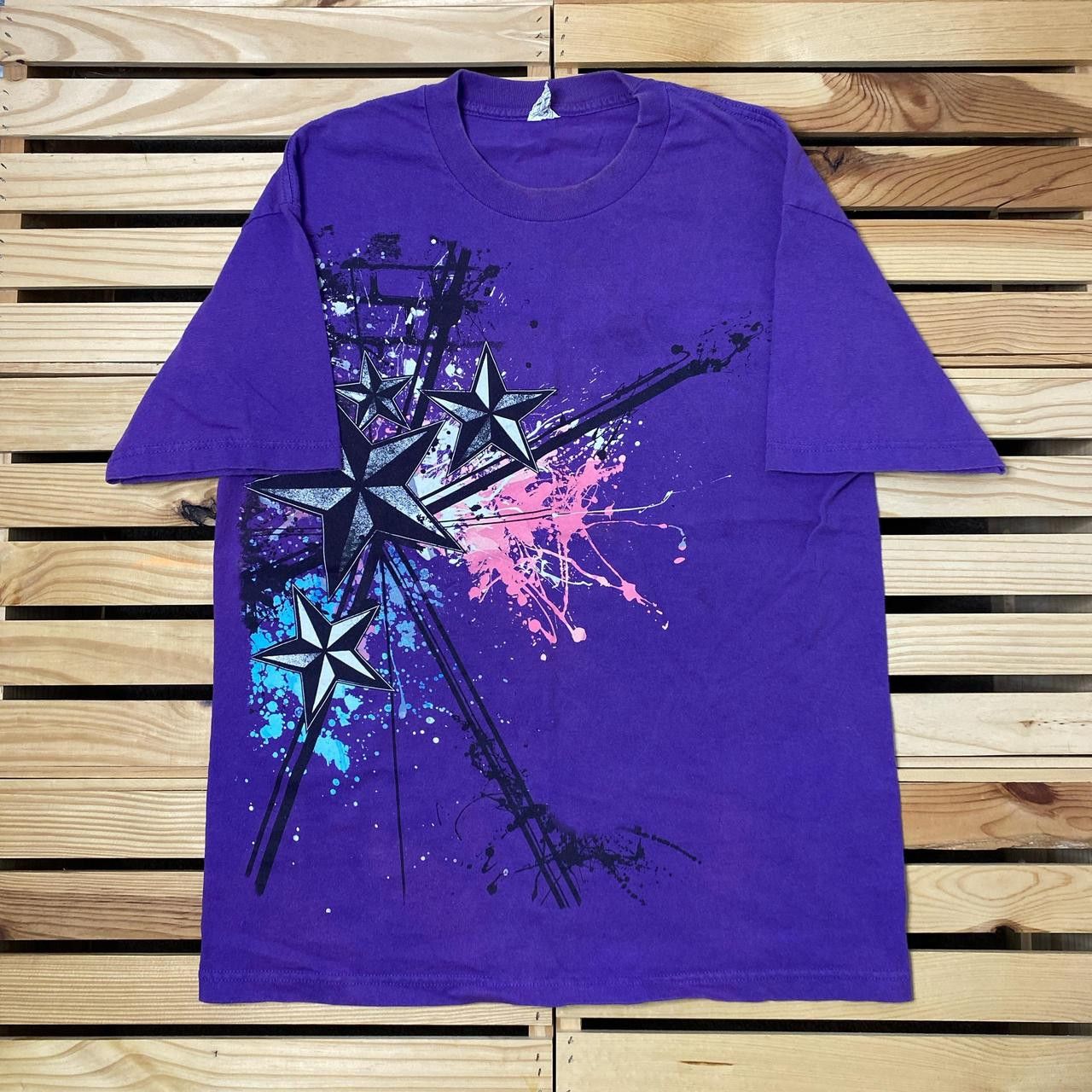 AAA Nautical Stars Purple Y2K Tee Size Large Size US L / EU 52-54 / 3 - 1 Thumbnail
