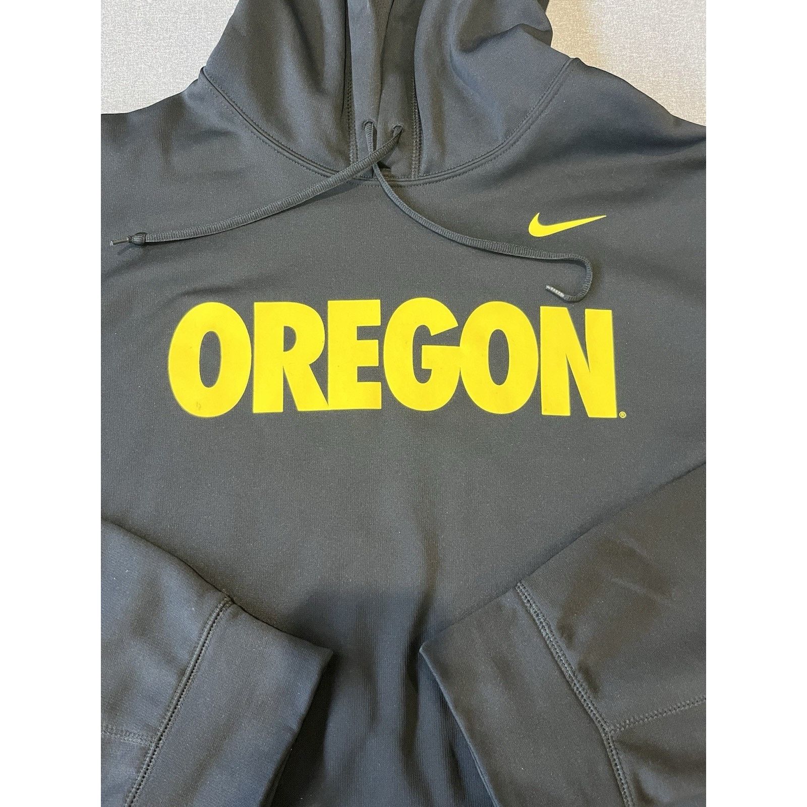 Nike Nike Oregon Ducks Hoodie Jacket Black Yellow Long Sleeve 2XL Size US XXL / EU 58 / 5 - 3 Thumbnail