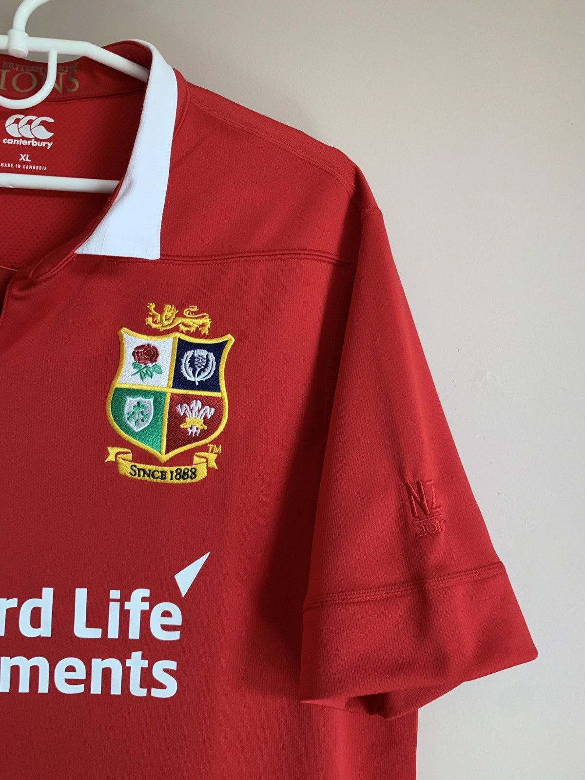 Canterbury of New Zealand British and Irish Lions 2017 Rugby Union Shirt Canterbury XL Size US XL / EU 56 / 4 - 4 Thumbnail