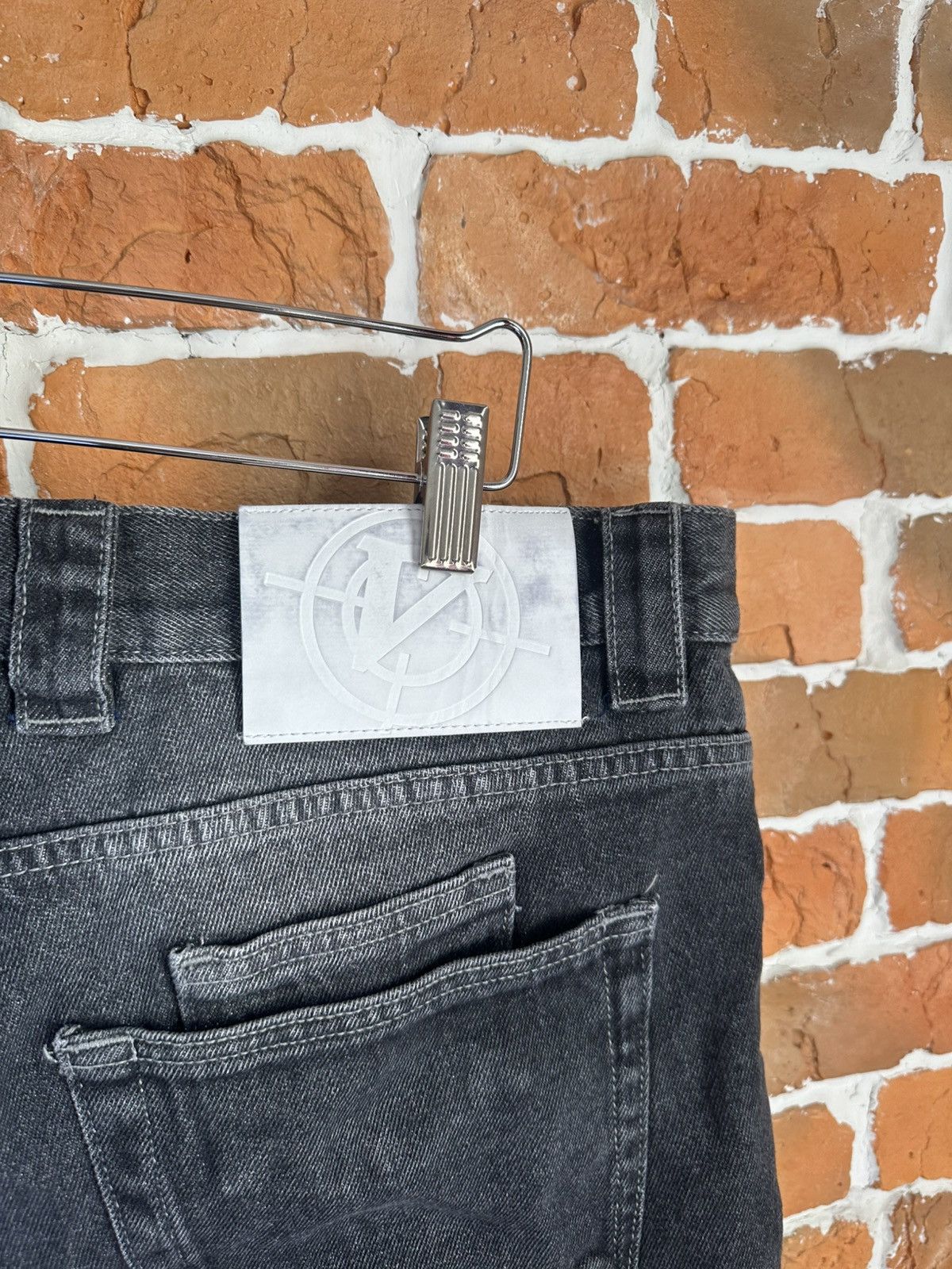 Japanese Brand Vicinity stone washed denim grey pants Size US 34 / EU 50 - 7 Thumbnail