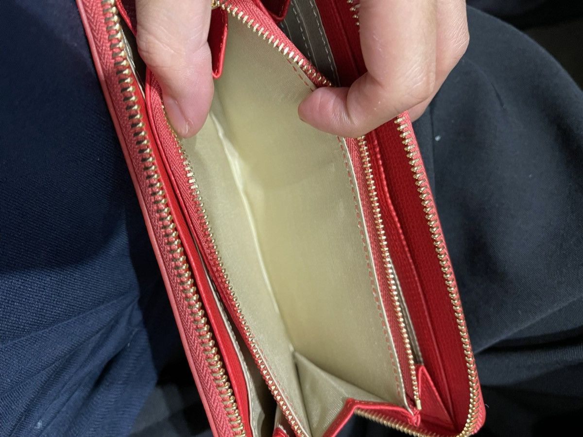 Kapital Kapital Bone Hand Zip Long Wallet Red Size ONE SIZE - 5 Thumbnail