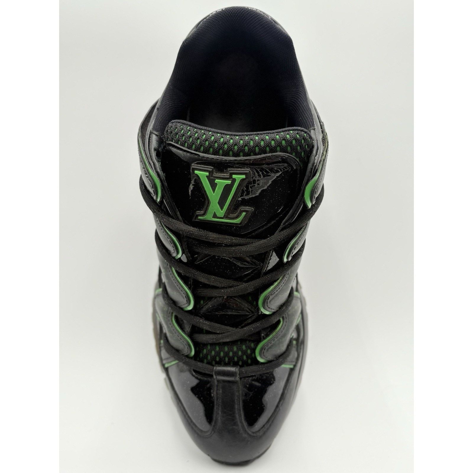 Louis Vuitton Louis Vuitton Digital Zig Zag Sneaker ' Black Green ' Size US 9 / EU 42 - 5 Thumbnail