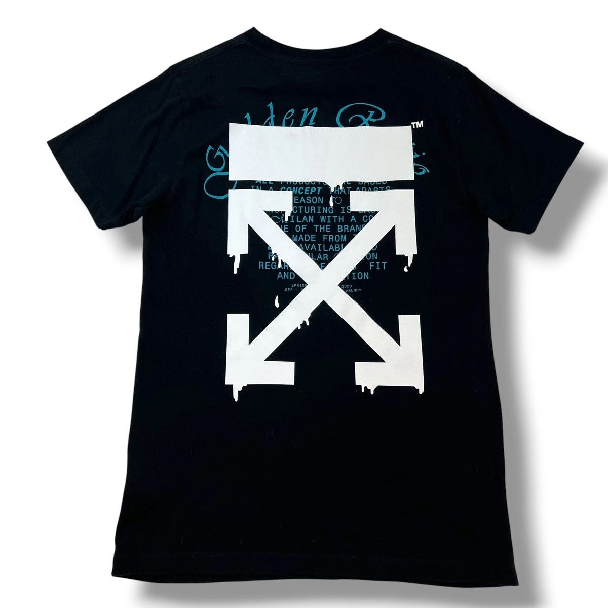 Off-White OFF-WHITE DRIPPING ARROWS BLACK T SHIRT Size US M / EU 48-50 / 2 - 2 Thumbnail