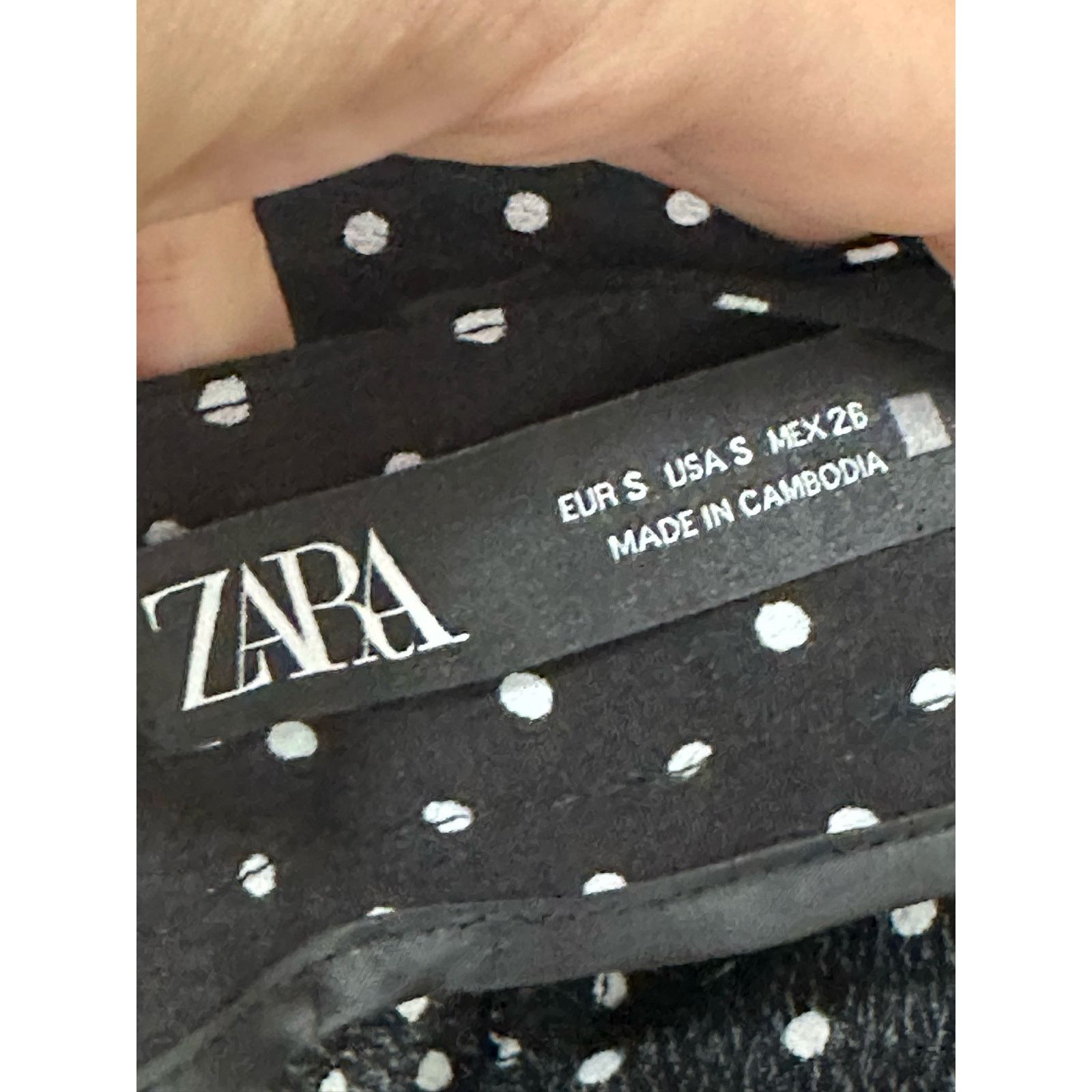 Zara Zara black white polka dots ruffled skort size Small Size 27" / US 4 / IT 40 - 3 Thumbnail