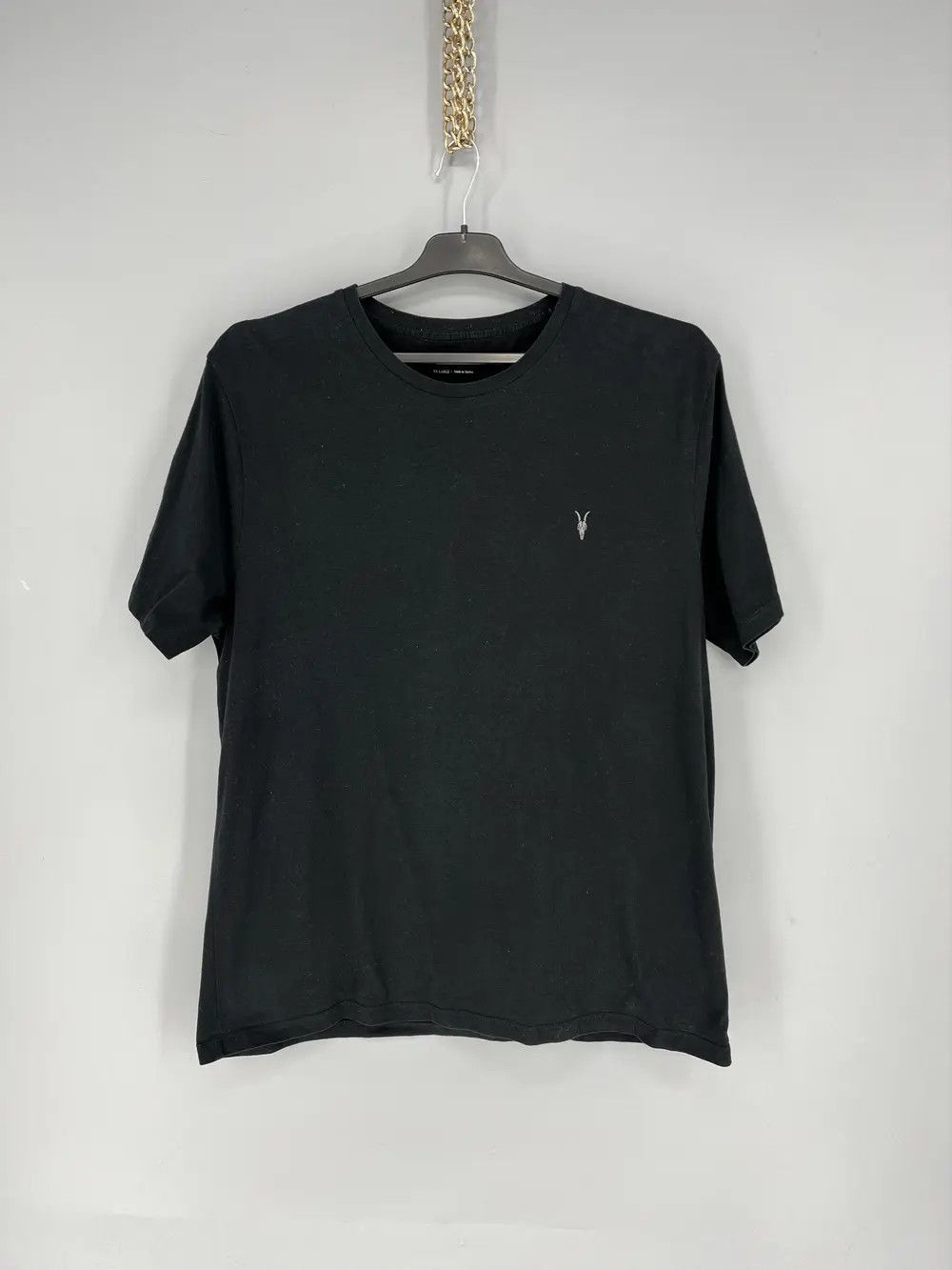 Allsaints Vintage Basic Allsaints Mini Logo Basic Tee Old Money Size US XXL / EU 58 / 5 - 1 Thumbnail