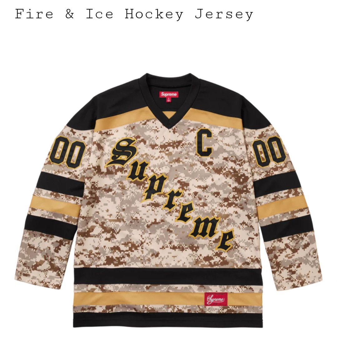 キムタク着Supreme Crossover HockeyJerseyBlack Supreme Crossover Hockey Jersey (FW19) - $118