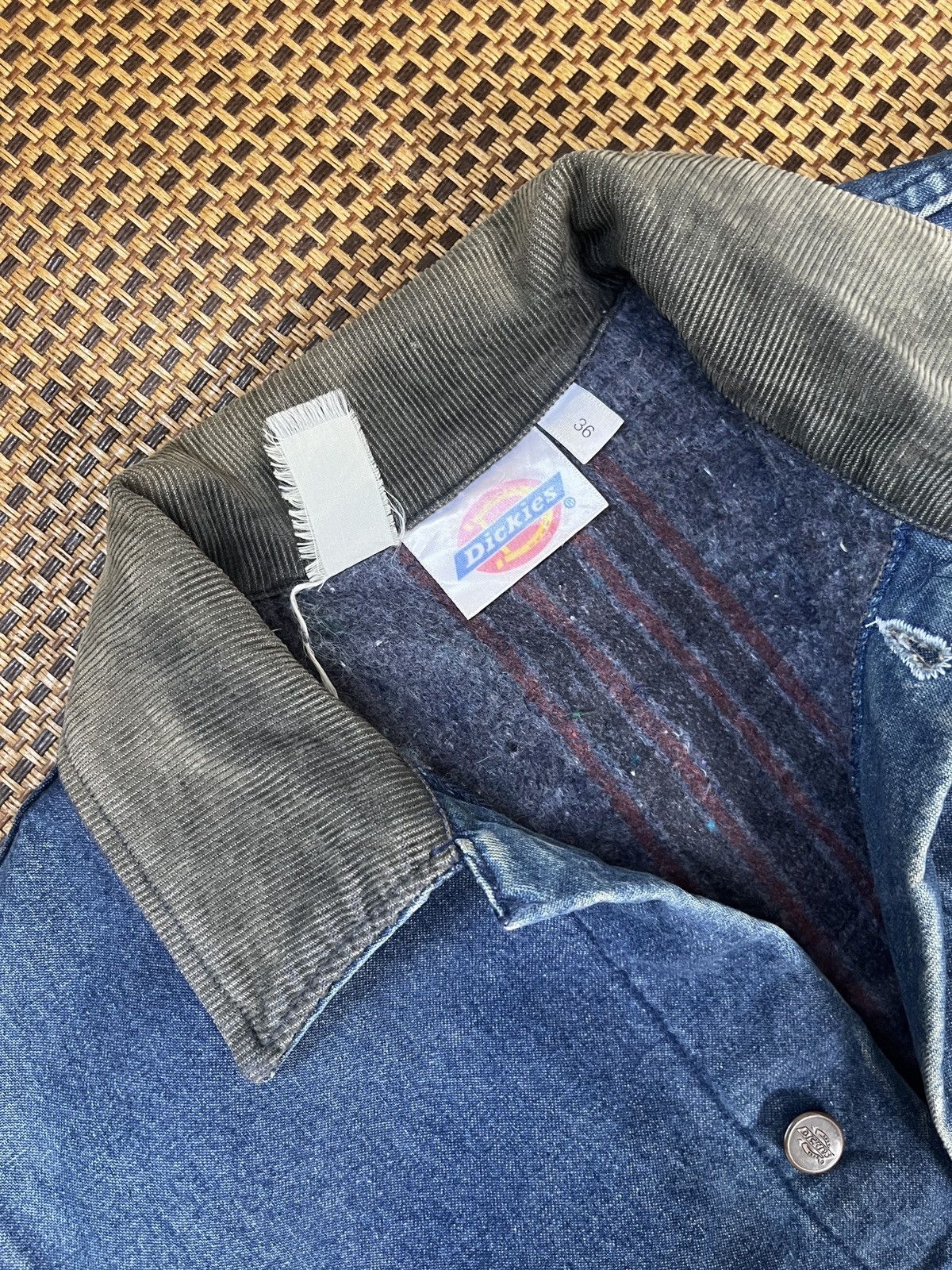 Dickies Vintage Dickies Blanket Lined Denim Chore Jacket Size US M / EU 48-50 / 2 - 7 Thumbnail