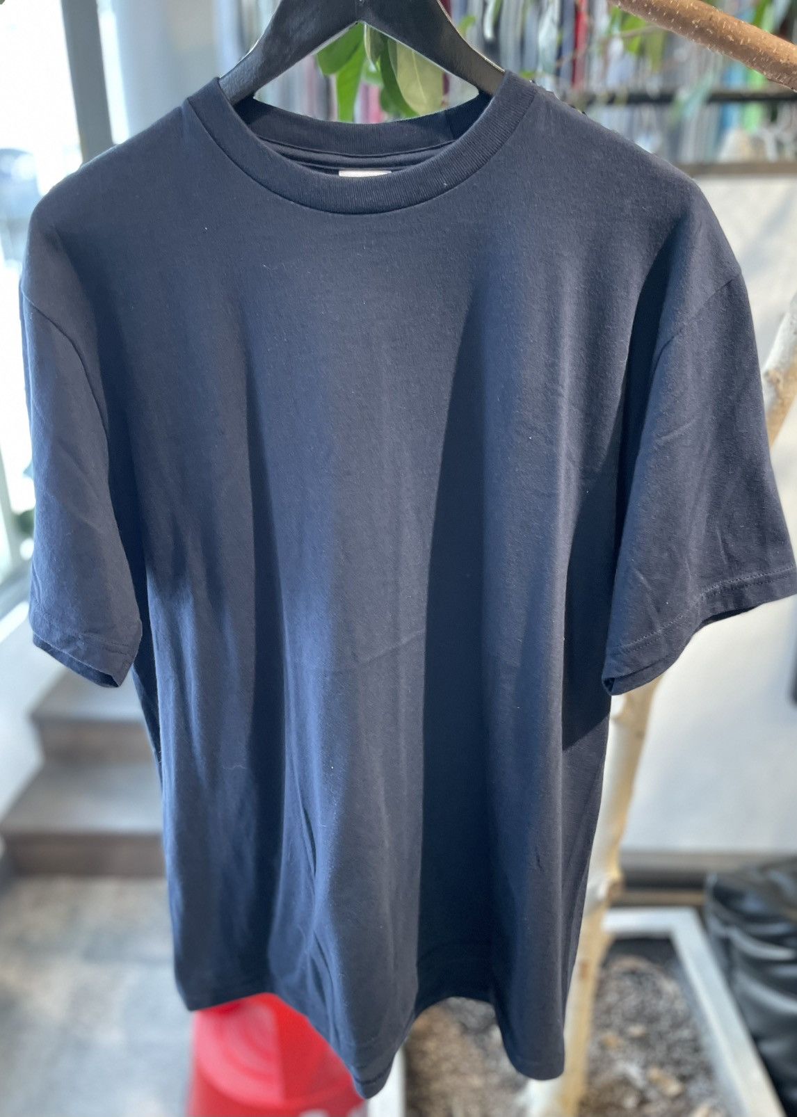 Supreme Tape Tee Navy Men's - SS25