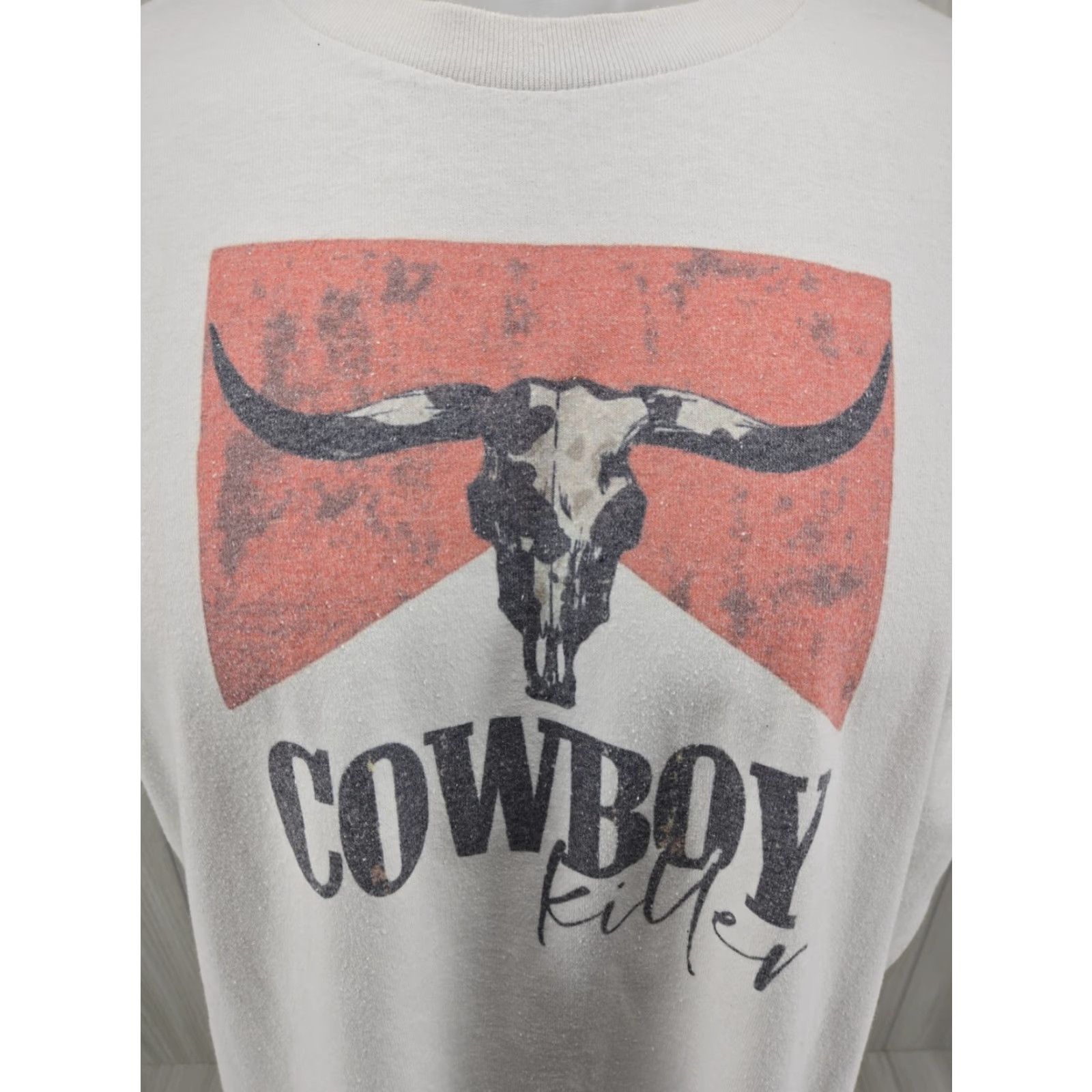 Gildan Gildan SoftStyle T-shirt Mens XL Graphic Print Short Sleeve Cowboy Killer Vintage No Size US XL / EU 56 / 4 - 3 Thumbnail