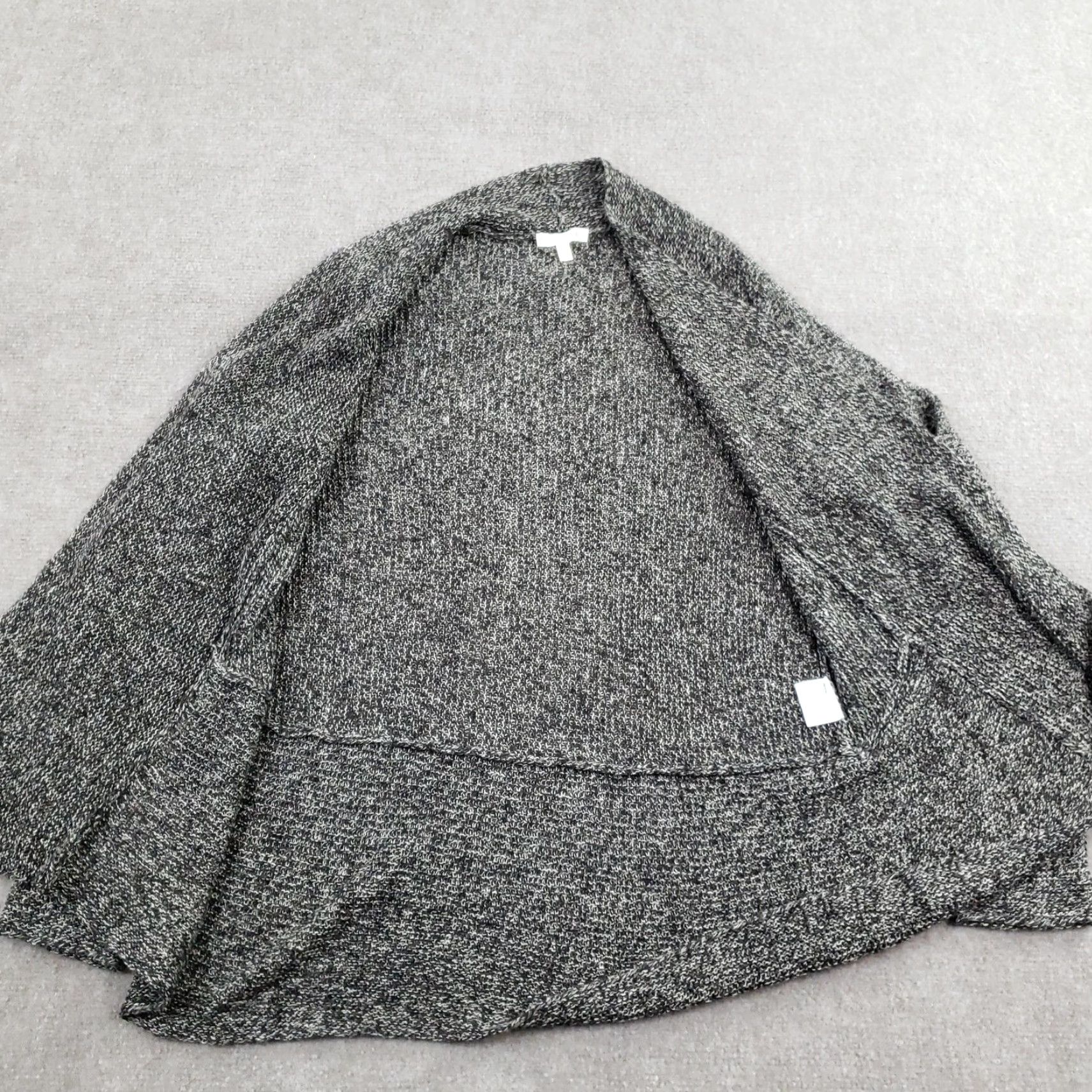 Eileen Fisher Eileen Fisher Cardigan Women Small Gray Linen Open Front Lightweight Knit Pockets Womens Size S / US 4 / IT 40 - 6 Thumbnail