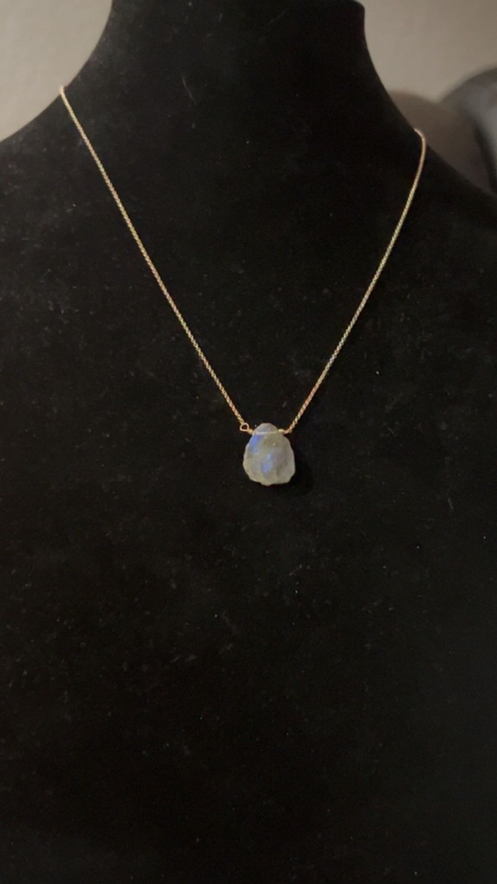 Other Women's Luna Norte Gold Tone Necklace with Blue Stone, One S Size ONE SIZE - 3 Thumbnail