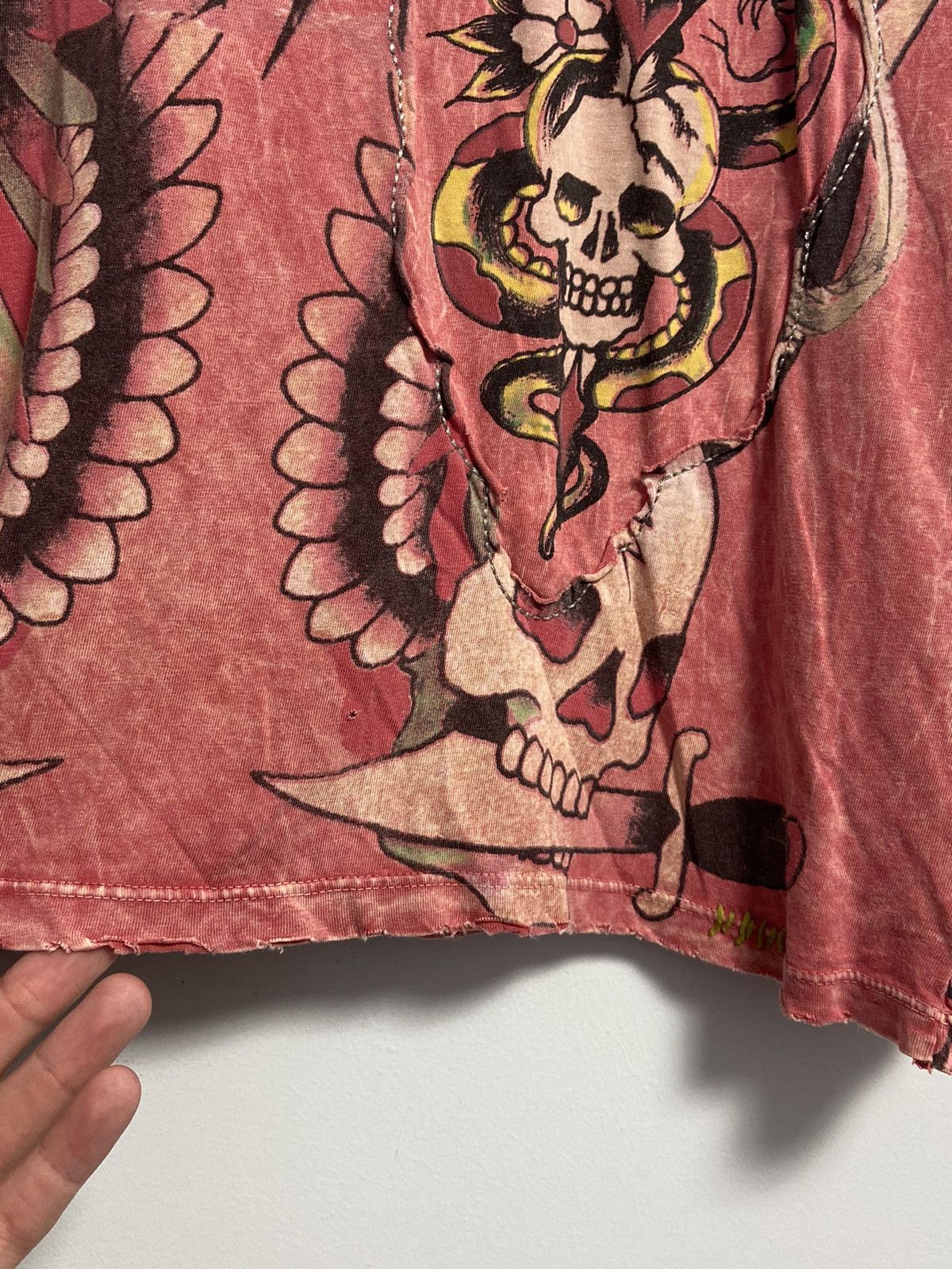 Ed Hardy Ed hardy logo vintage 90S Women’s pink Size L / US 10 / IT 46 - 9 Thumbnail