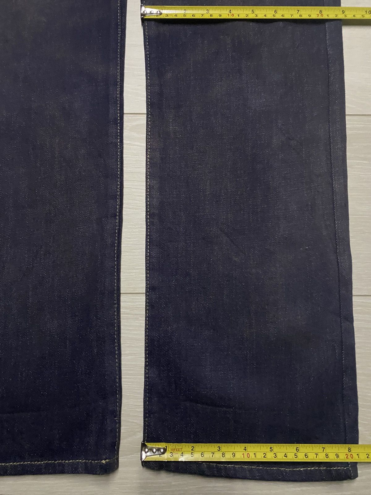 Hysteric Glamour Vintage Global Work Dark Blue Grunge Loose Jeans Size US 36 / EU 52 - 13 Thumbnail