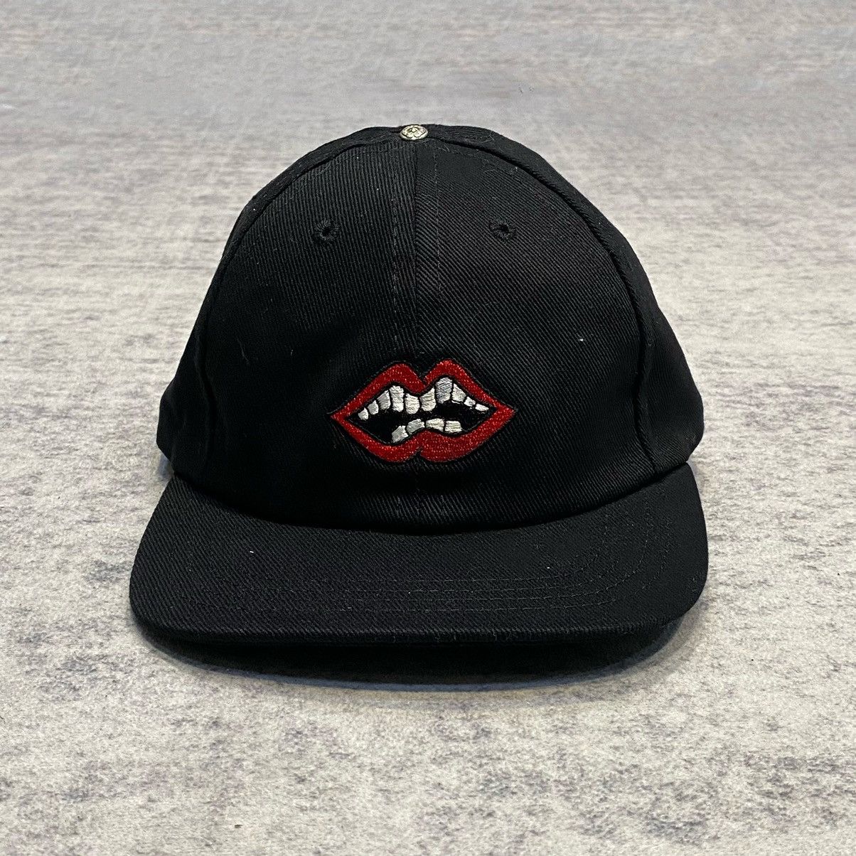 Chrome Hearts Chrome Hearts Matty Boy leather chomper lips trucker hat Size ONE SIZE - 1 Thumbnail