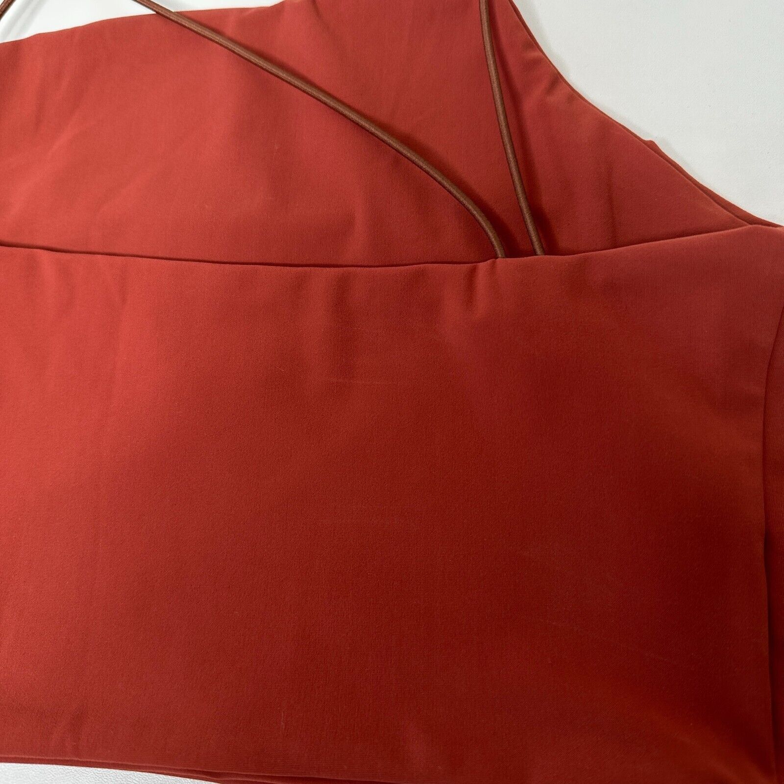 Other Alix NYC Rust Avon Asymmetrical Neckline One-Shoulder Crop S Size S / US 4 / IT 40 - 5 Thumbnail