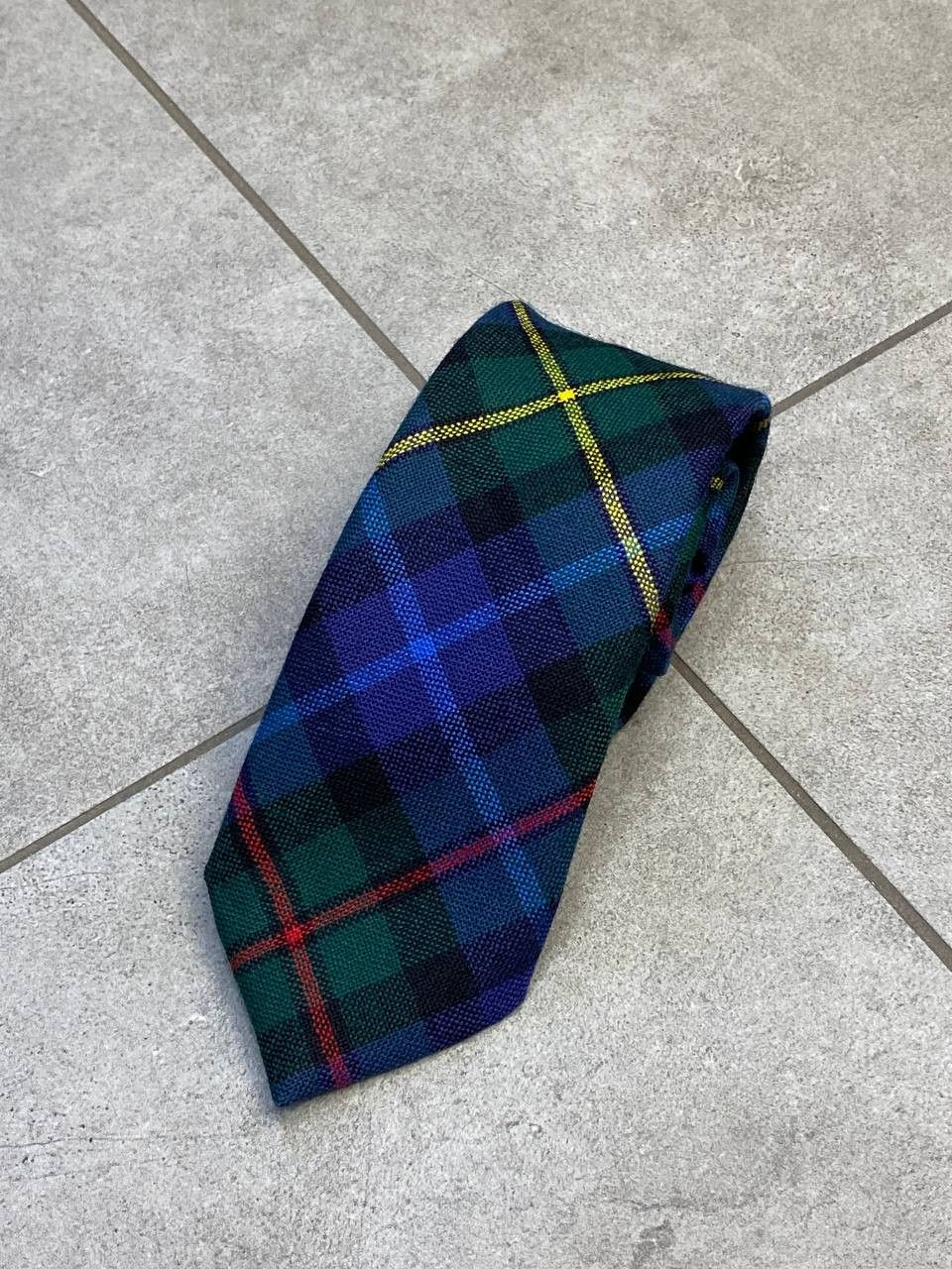Polo Ralph Lauren Vintage Polo Ralph Lauren Tartan Check Wool Tie Size ONE SIZE - 6 Thumbnail