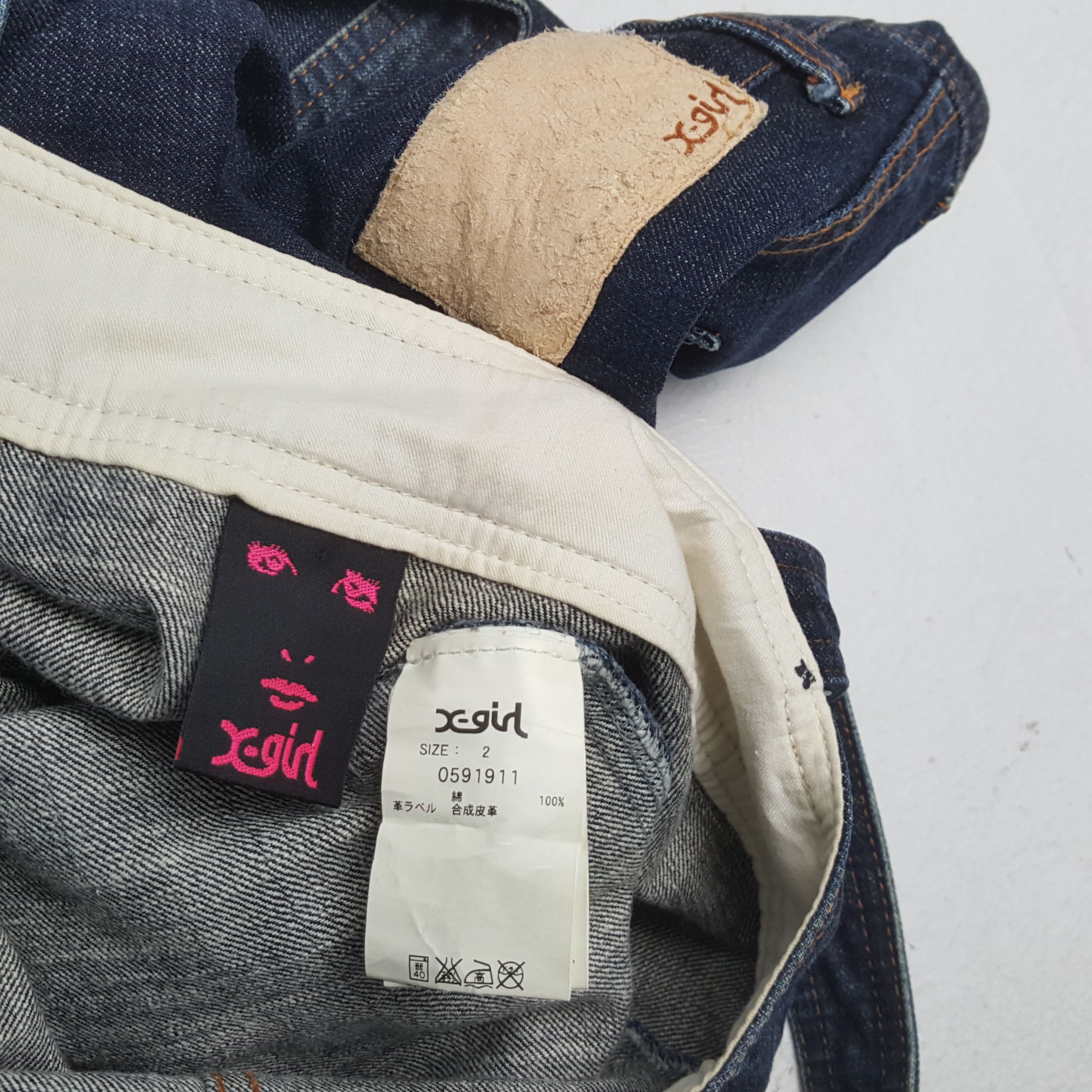 Vintage Vintage X-GIRL Japanese Fashion Brand Overall Blue Jeans Size 36" / US 14 / IT 50 - 14 Thumbnail