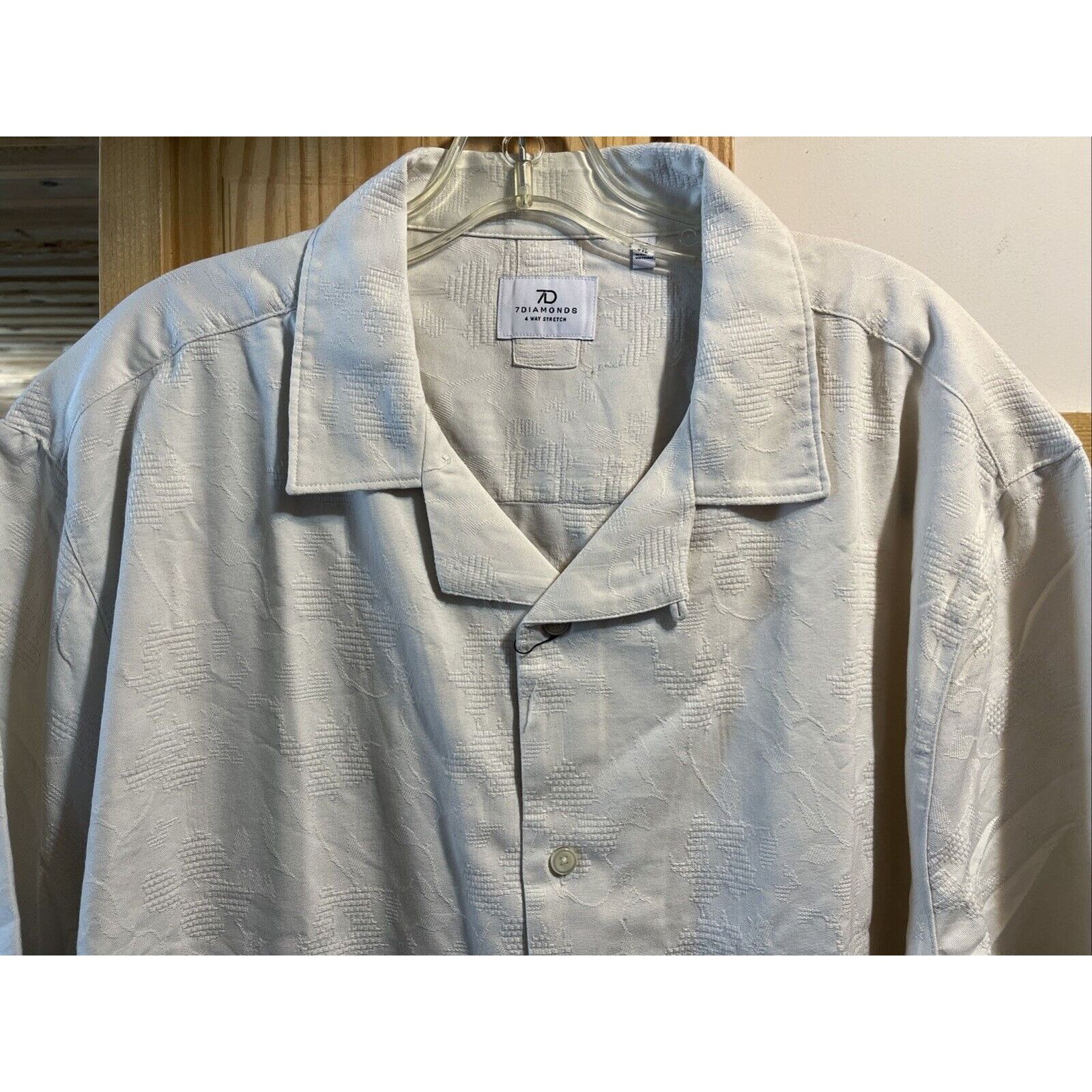 7Diamonds 7 Diamonds 4 Way Stretch M Button Up Men’s XXL White Shirt Size US XXL / EU 58 / 5 - 5 Thumbnail
