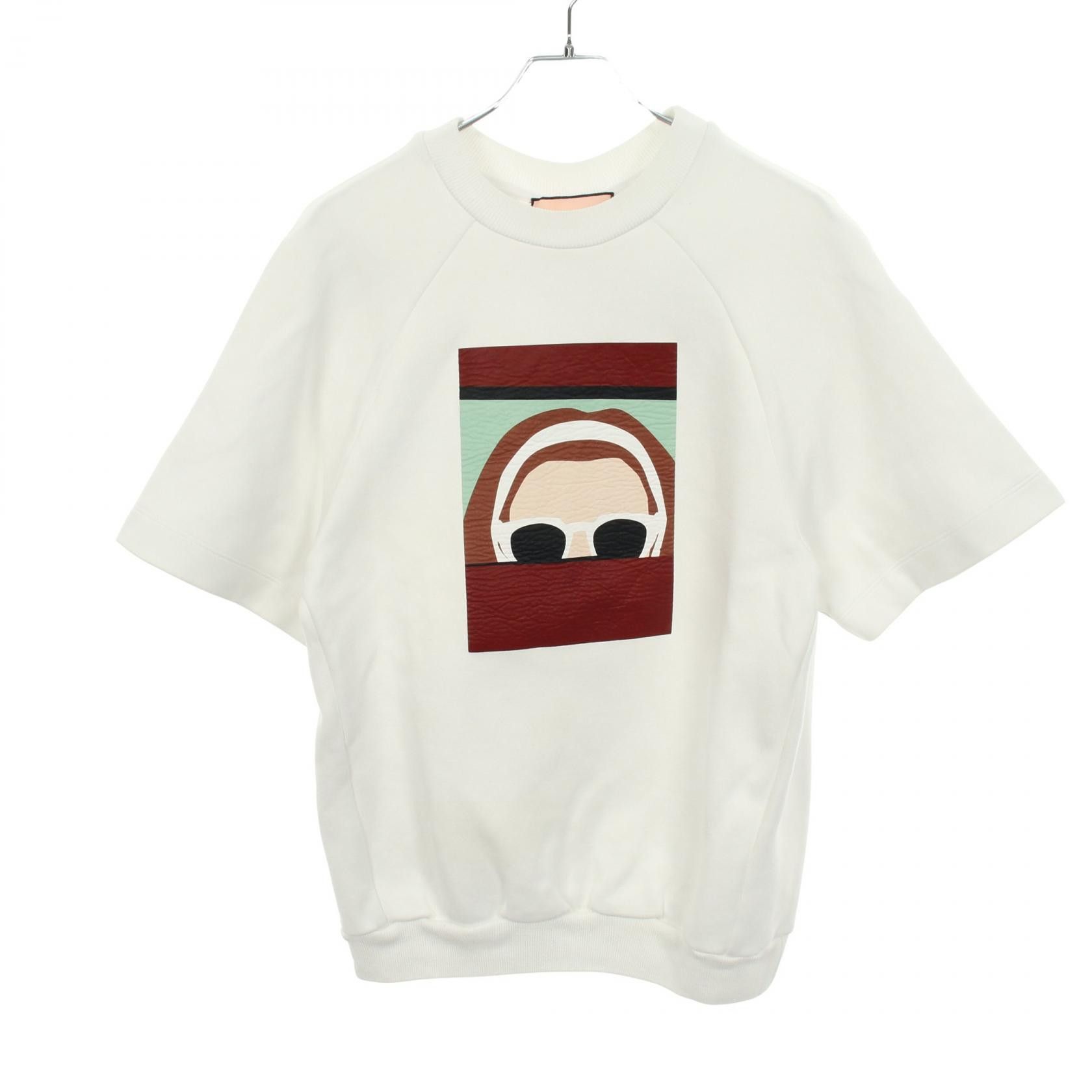 Other Other PLAN C Cotton Short Sleeve Sweatshirt Textile Tops DUTY FREE for USA Size ONE SIZE - 1 Thumbnail